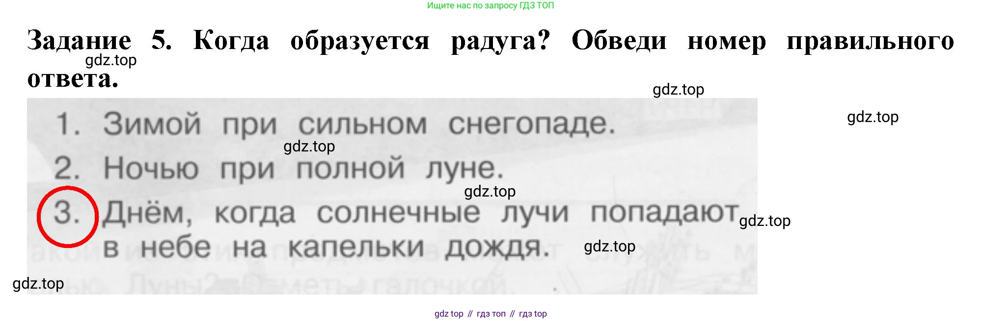 ГДЗ Окружающий мир, 1 класс Проверочные работы, авторы: Плешаков Андрей Анатольевич, Плешаков С А, издательство Просвещение, Москва, 2023, белого цвета, страница 48, номер 5, Решение