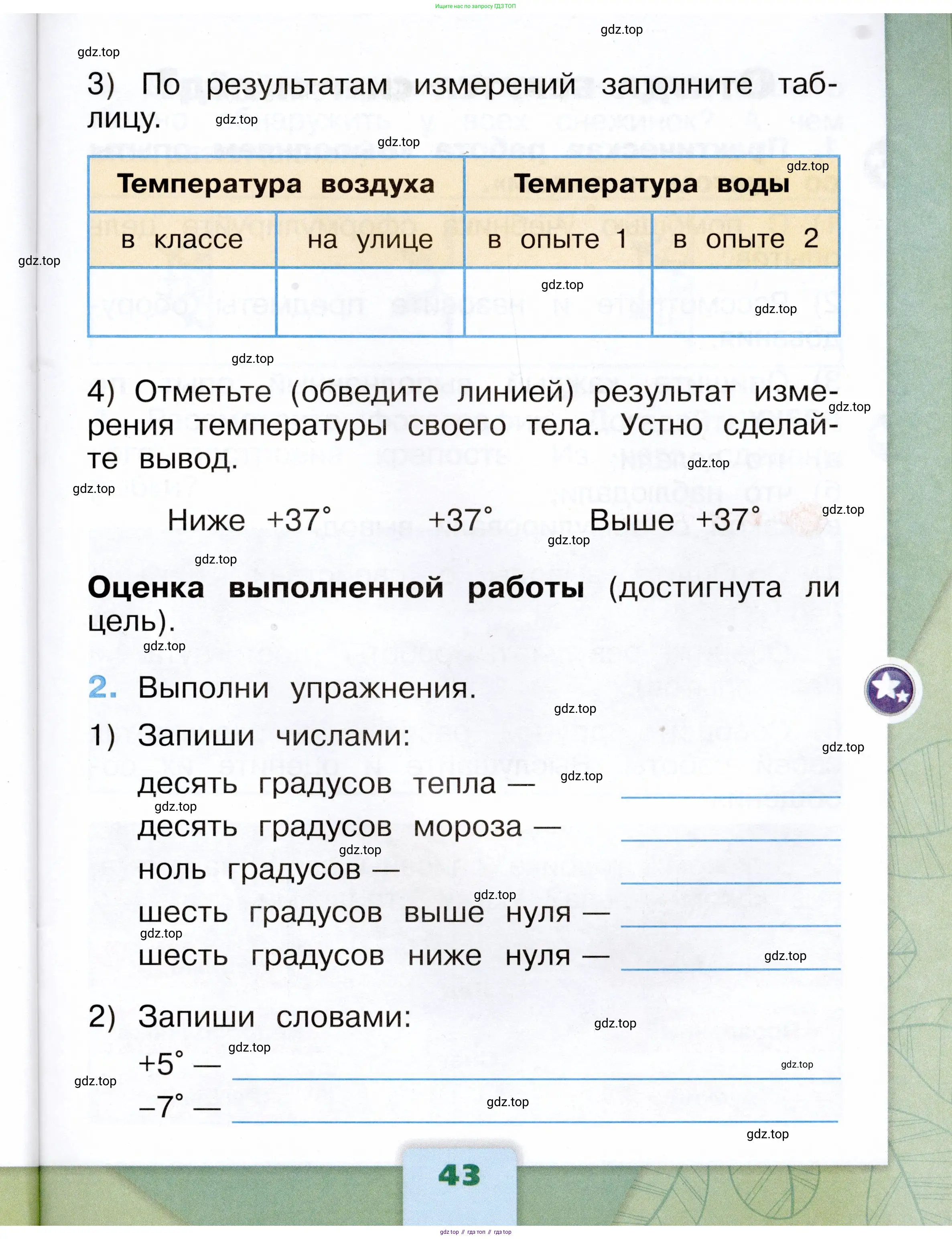 Окружающий мир, 1 класс рабочая тетрадь, автор: Плешаков Андрей Анатольевич, издательство Просвещение, Москва, 2023, белого цвета, страница 43