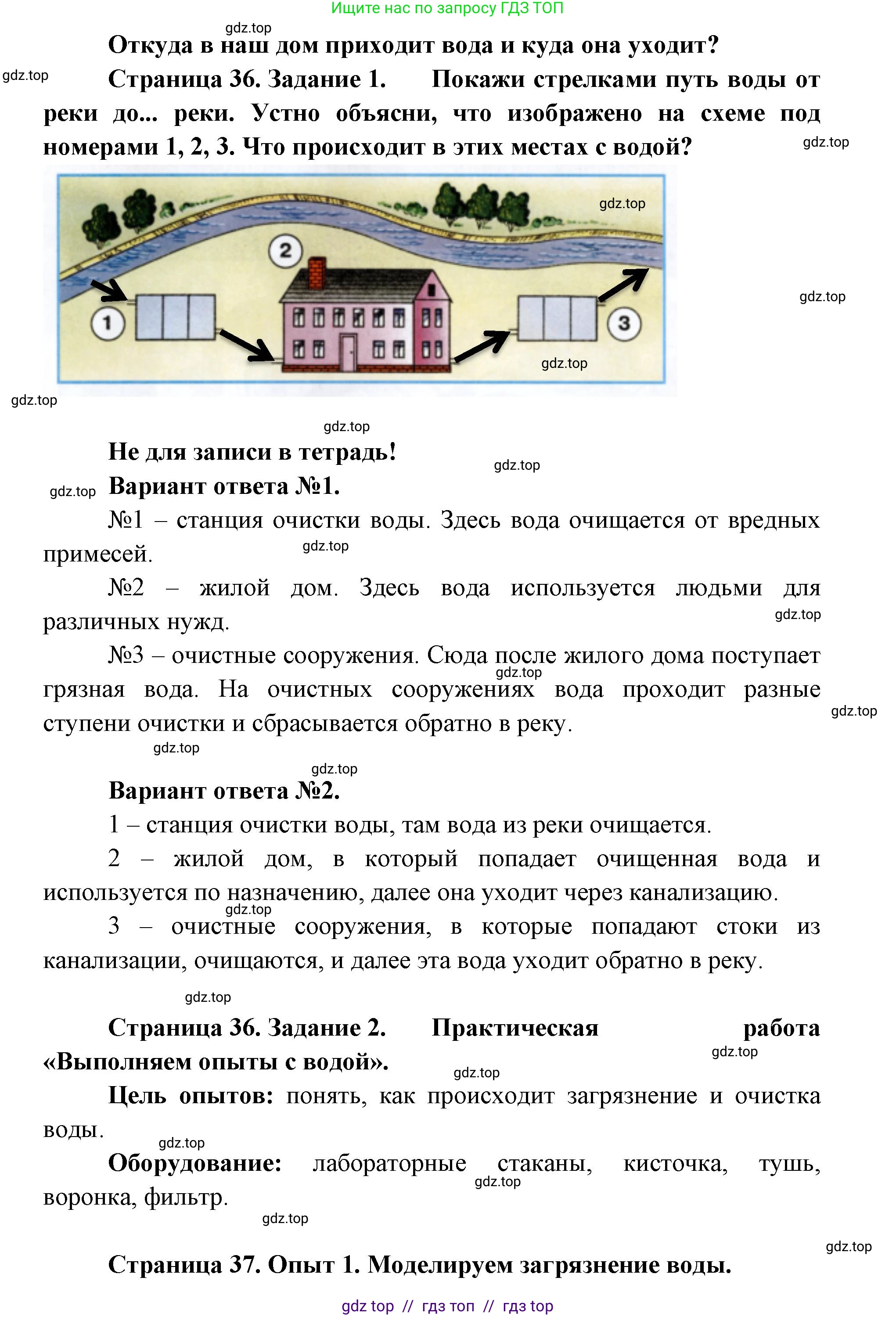 Окружающий мир, 1 класс рабочая тетрадь, автор: Плешаков Андрей Анатольевич, издательство Просвещение, Москва, 2023, белого цвета, Часть 1, страница 36, Решение 2