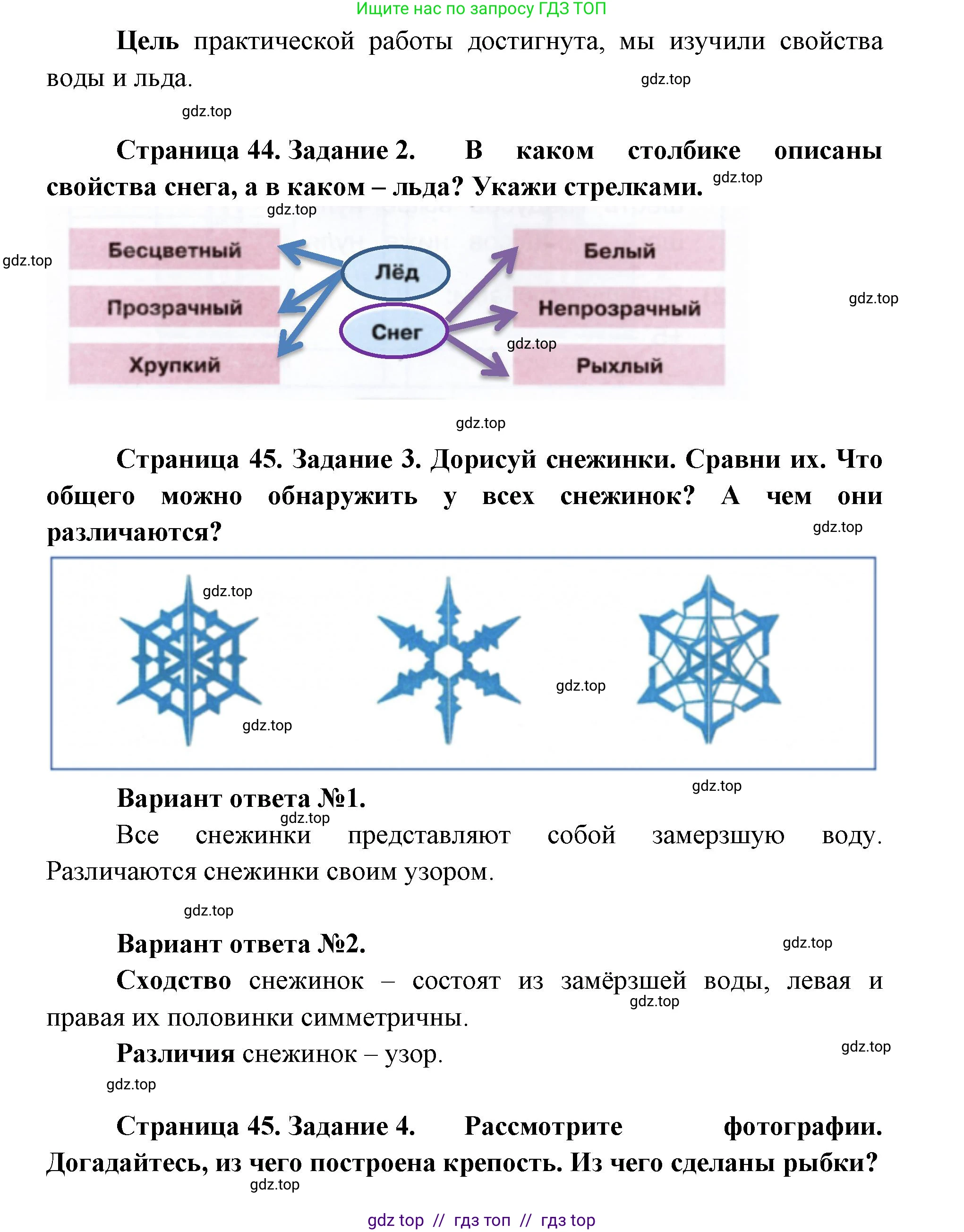 Окружающий мир, 1 класс рабочая тетрадь, автор: Плешаков Андрей Анатольевич, издательство Просвещение, Москва, 2023, белого цвета, Часть 1, страница 44, Решение 2 (продолжение 3)