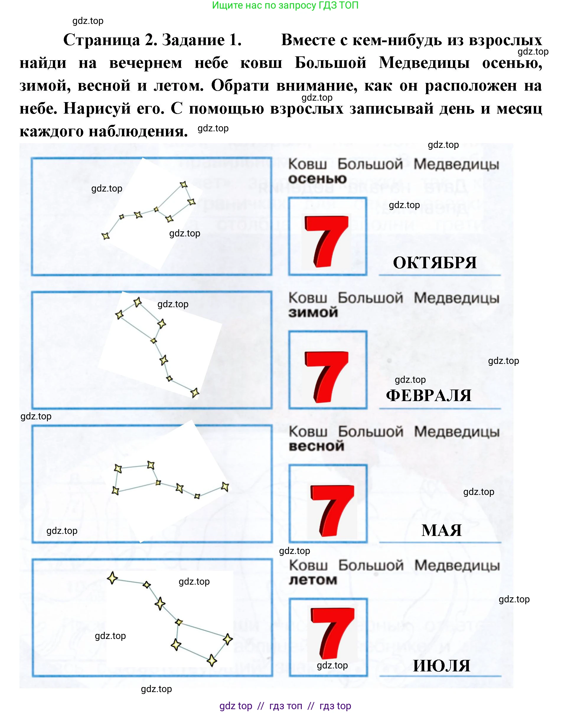 Окружающий мир, 1 класс рабочая тетрадь, автор: Плешаков Андрей Анатольевич, издательство Просвещение, Москва, 2023, белого цвета, страница 2, номер 1, Решение 2