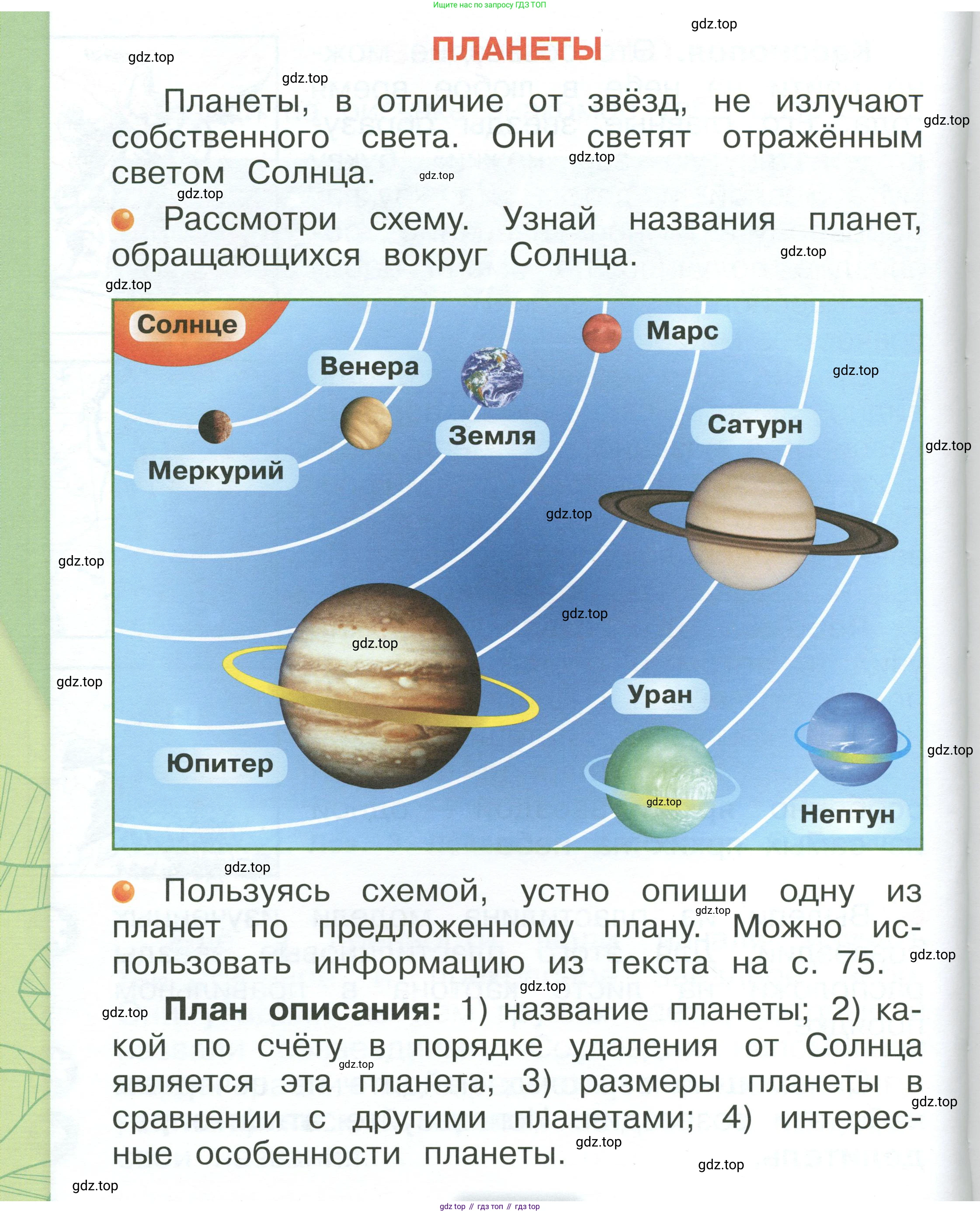 ГДЗ Окружающий мир, 1 класс Учебник, автор: Плешаков Андрей Анатольевич, издательство Просвещение, Москва, 2022, белого цвета, Часть 1, страница 74, Условие