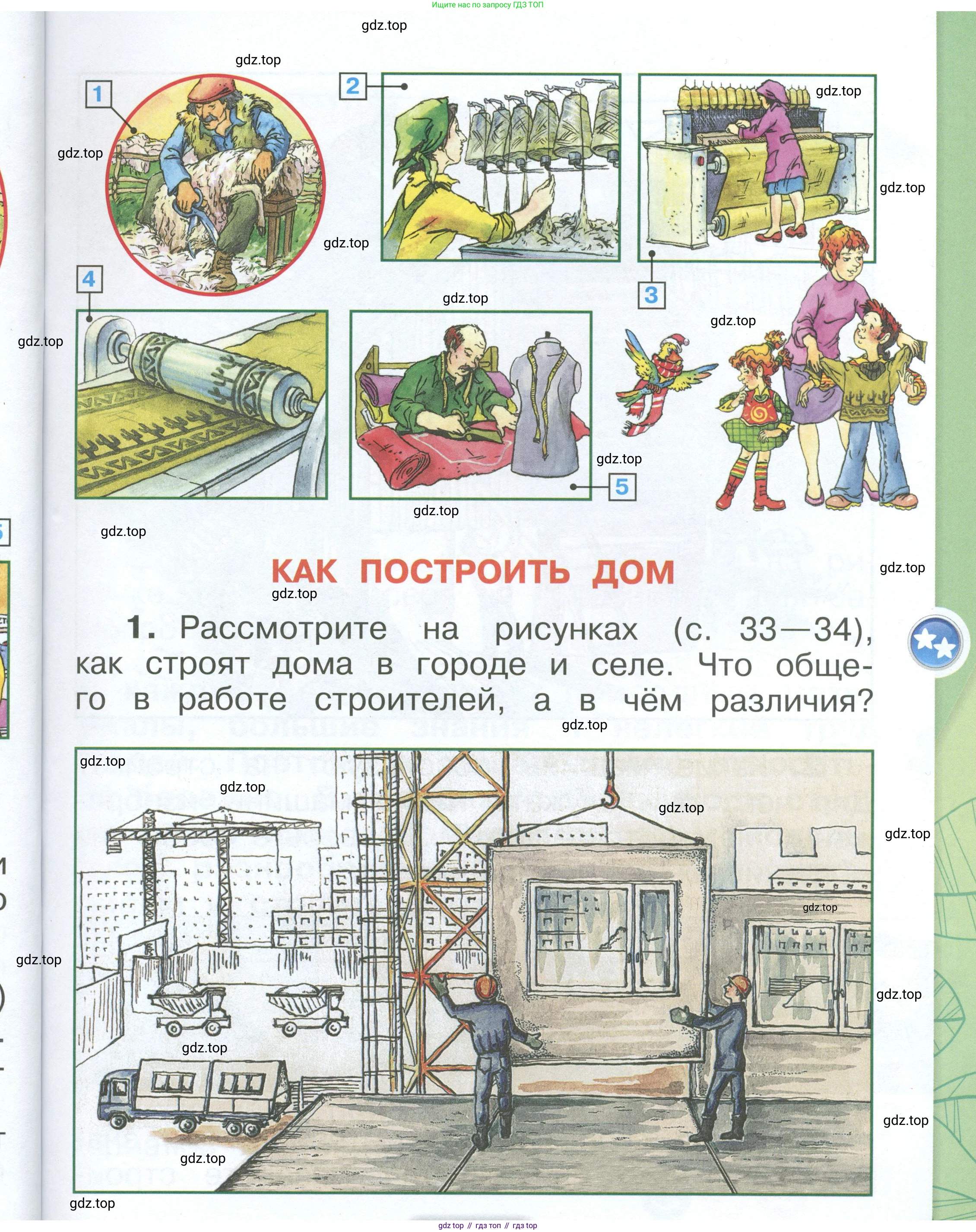 ГДЗ Окружающий мир, 1 класс Учебник, автор: Плешаков Андрей Анатольевич, издательство Просвещение, Москва, 2022, белого цвета, Часть 2, страница 33, Условие