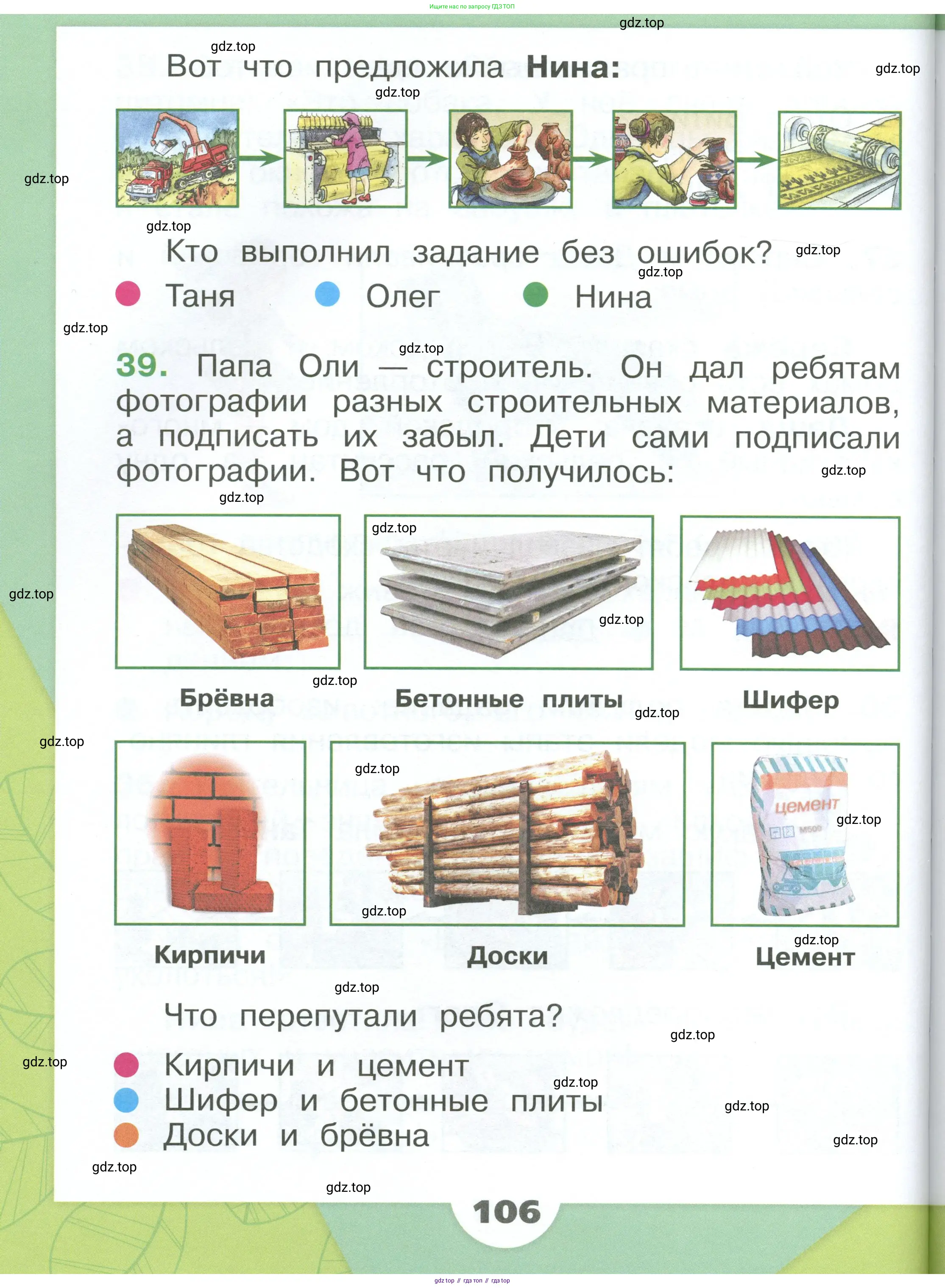 Окружающий мир, 1 класс Учебник, автор: Плешаков Андрей Анатольевич, издательство Просвещение, Москва, 2022, белого цвета, Часть 1, страница 106