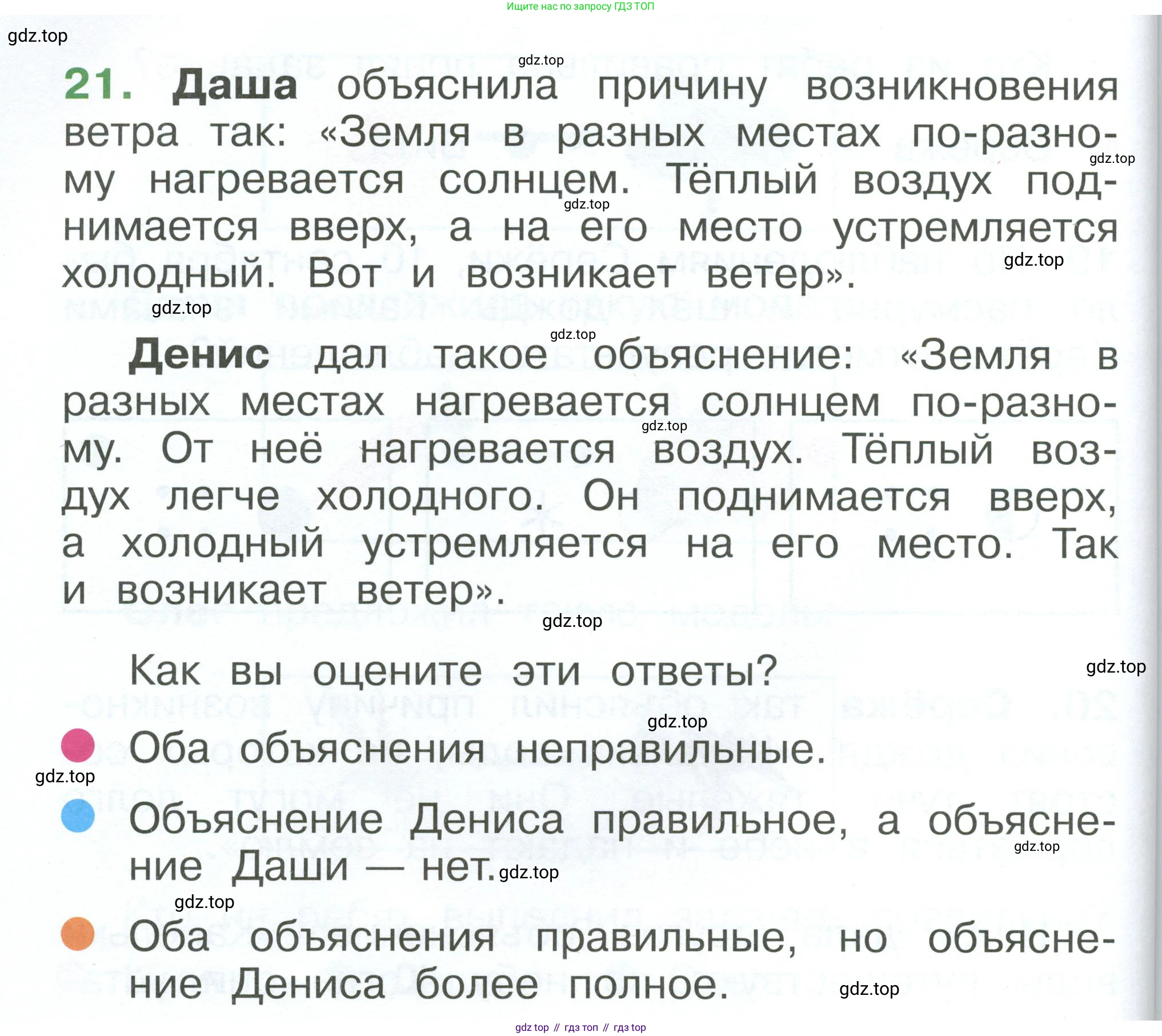 ГДЗ Окружающий мир, 1 класс Учебник, автор: Плешаков Андрей Анатольевич, издательство Просвещение, Москва, 2022, белого цвета, Часть 3, страница 96, номер 21, Условие
