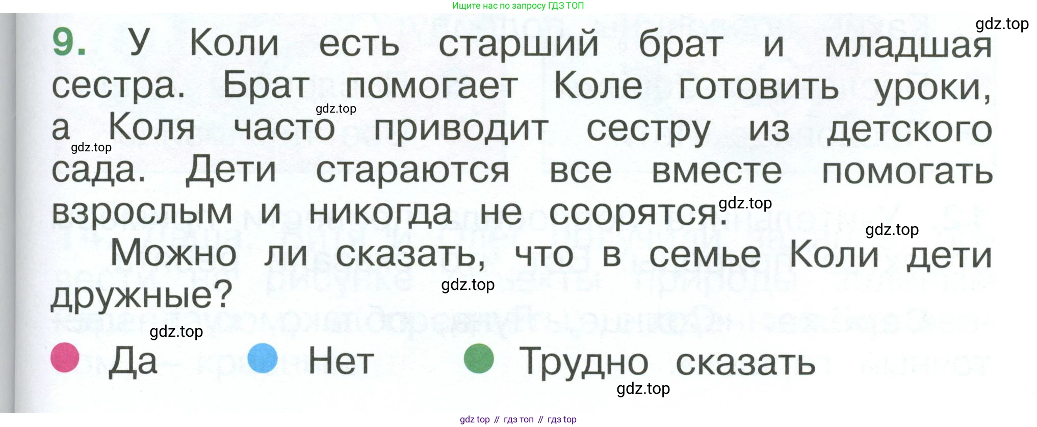ГДЗ Окружающий мир, 1 класс Учебник, автор: Плешаков Андрей Анатольевич, издательство Просвещение, Москва, 2022, белого цвета, Часть 3, страница 89, номер 9, Условие