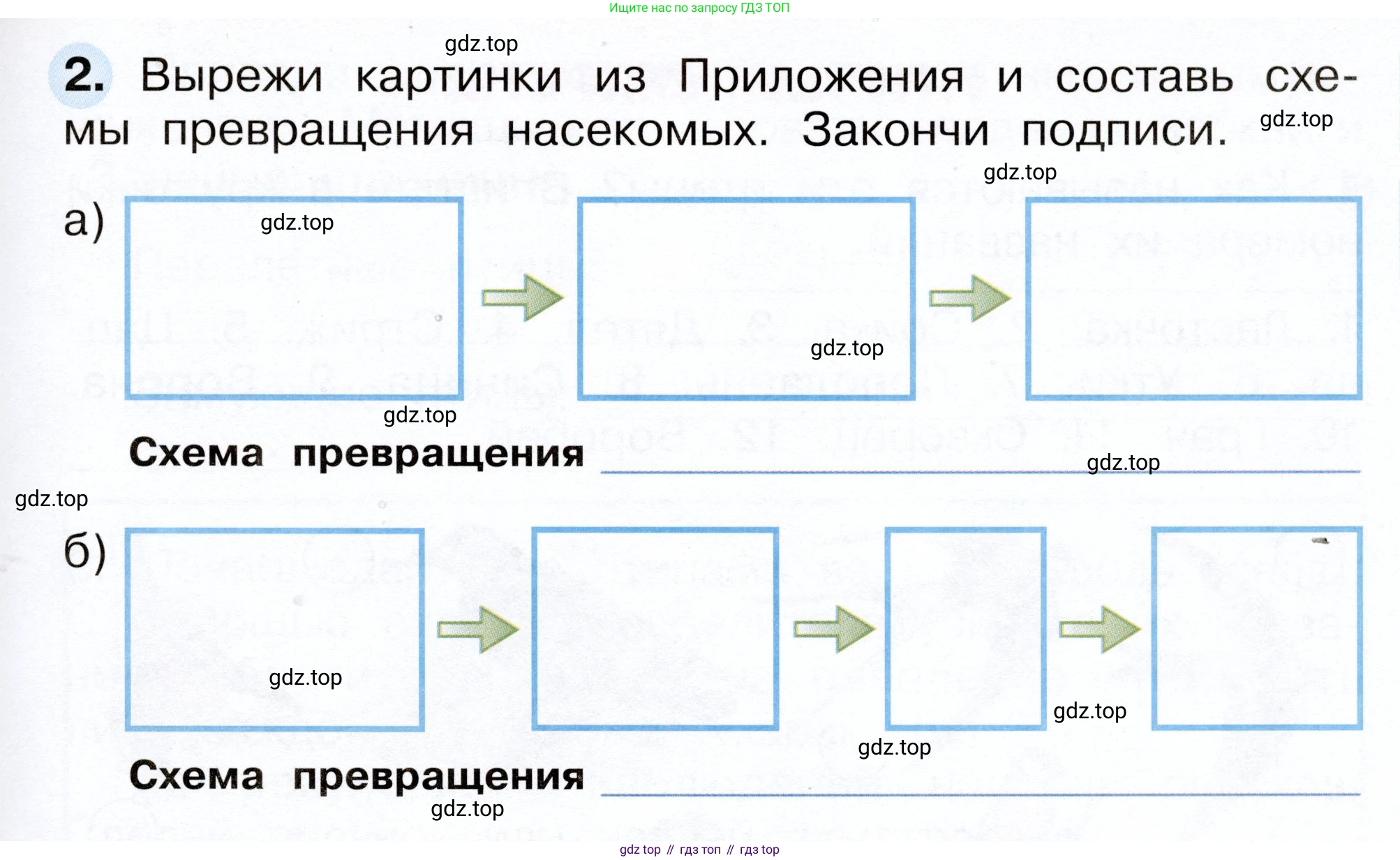Окружающий мир, 2 класс рабочая тетрадь, авторы: Плешаков Андрей Анатольевич, Новицкая Марина Юрьевна, издательство Просвещение, Москва, 2019, белого цвета, Часть 1, страница 55, номер 2, Условие