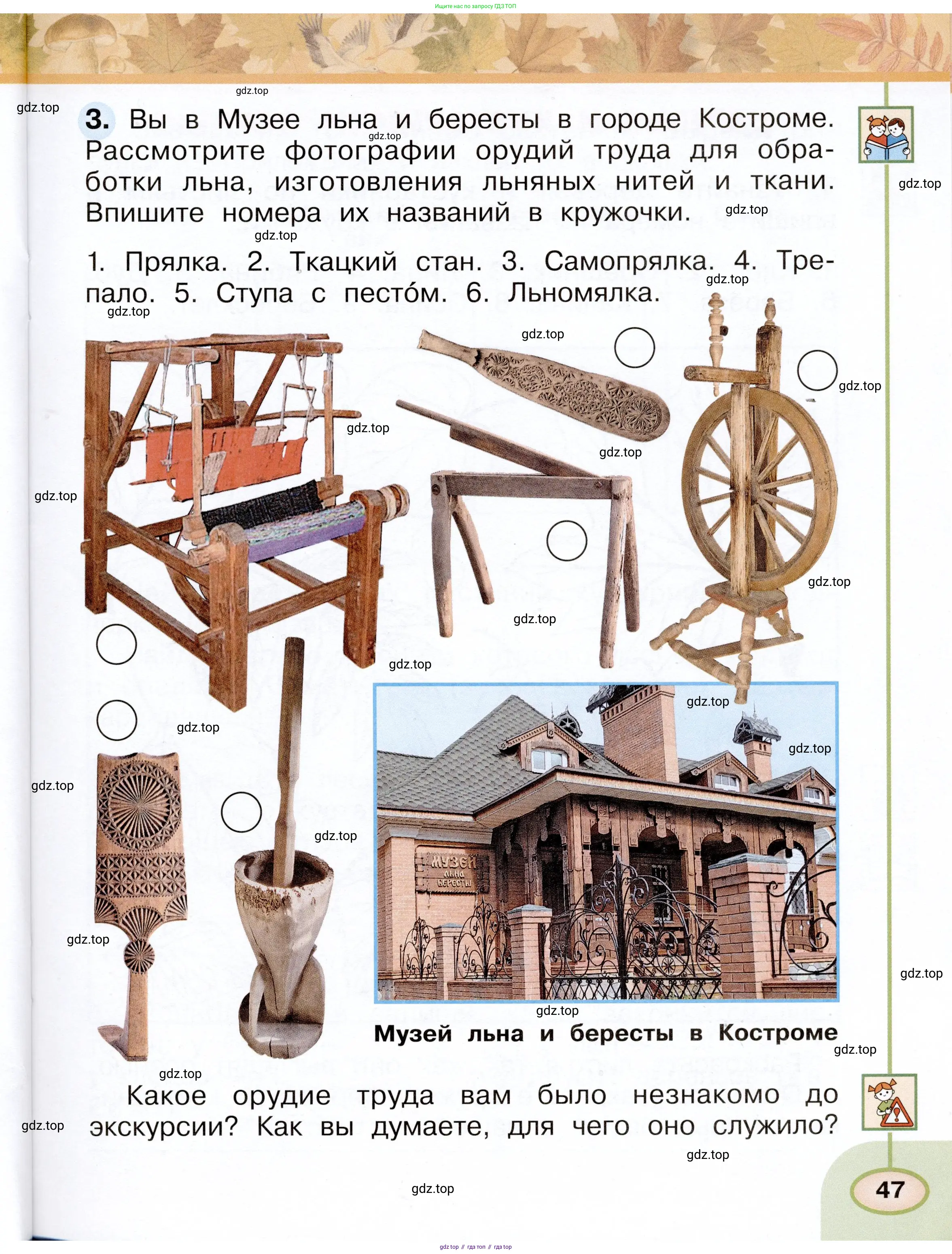 Окружающий мир, 2 класс рабочая тетрадь, авторы: Плешаков Андрей Анатольевич, Новицкая Марина Юрьевна, издательство Просвещение, Москва, 2019, белого цвета, Часть 1, страница 47