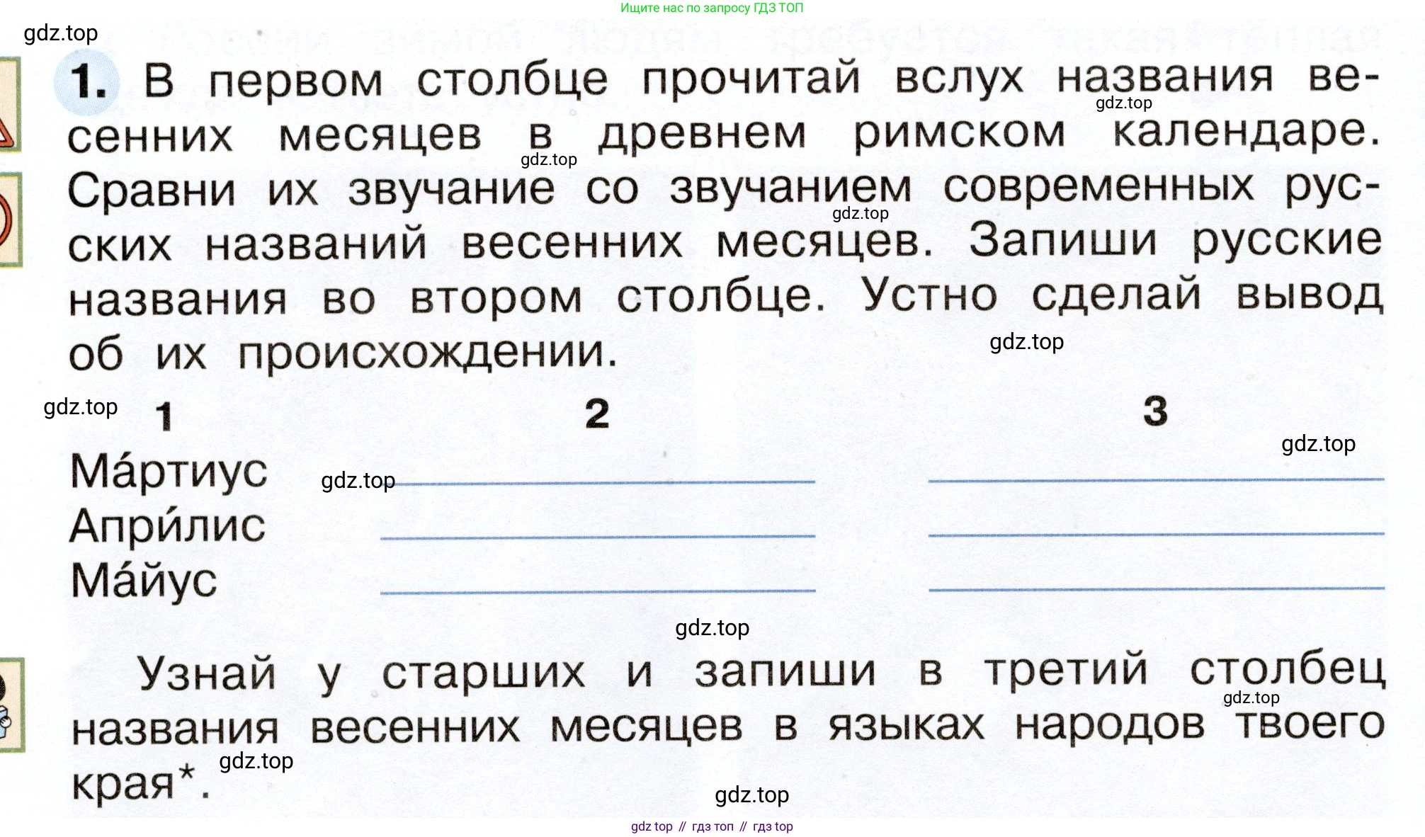 Окружающий мир, 2 класс рабочая тетрадь, авторы: Плешаков Андрей Анатольевич, Новицкая Марина Юрьевна, издательство Просвещение, Москва, 2019, белого цвета, Часть 2, страница 32, номер 1, Условие