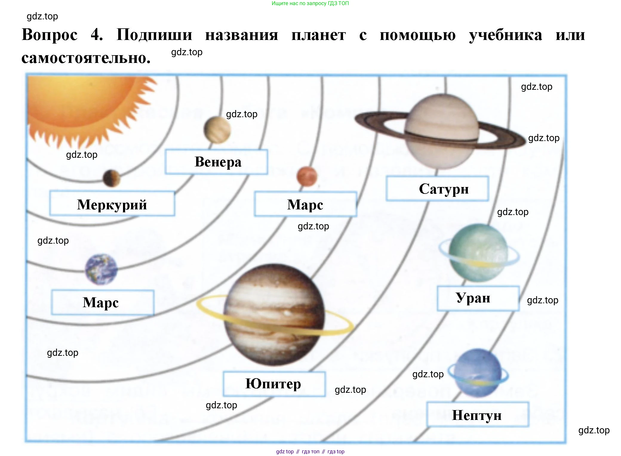 Окружающий мир, 2 класс рабочая тетрадь, авторы: Плешаков Андрей Анатольевич, Новицкая Марина Юрьевна, издательство Просвещение, Москва, 2019, белого цвета, Часть 1, страница 7, номер 4, Решение