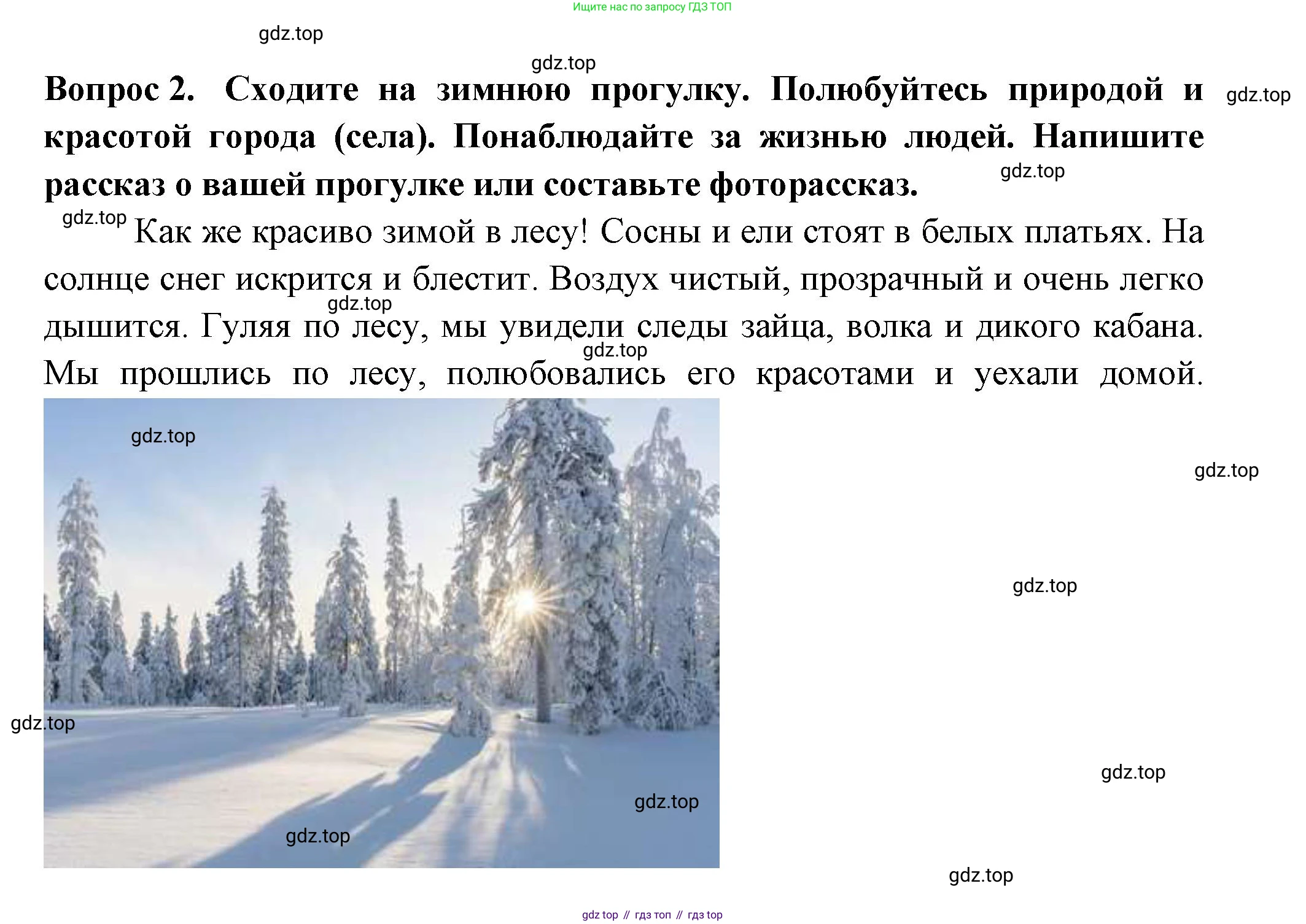 Окружающий мир, 2 класс рабочая тетрадь, авторы: Плешаков Андрей Анатольевич, Новицкая Марина Юрьевна, издательство Просвещение, Москва, 2019, белого цвета, Часть 2, страница 30, номер 2, Решение