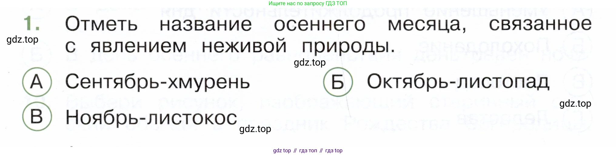 ГДЗ Окружающий мир, 2 класс Тесты, авторы: Плешаков Андрей Анатольевич, Новицкая Марина Юрьевна, Назарова З Д, издательство Просвещение, Москва, 2019, белого цвета, страница 17, номер 1, Условие