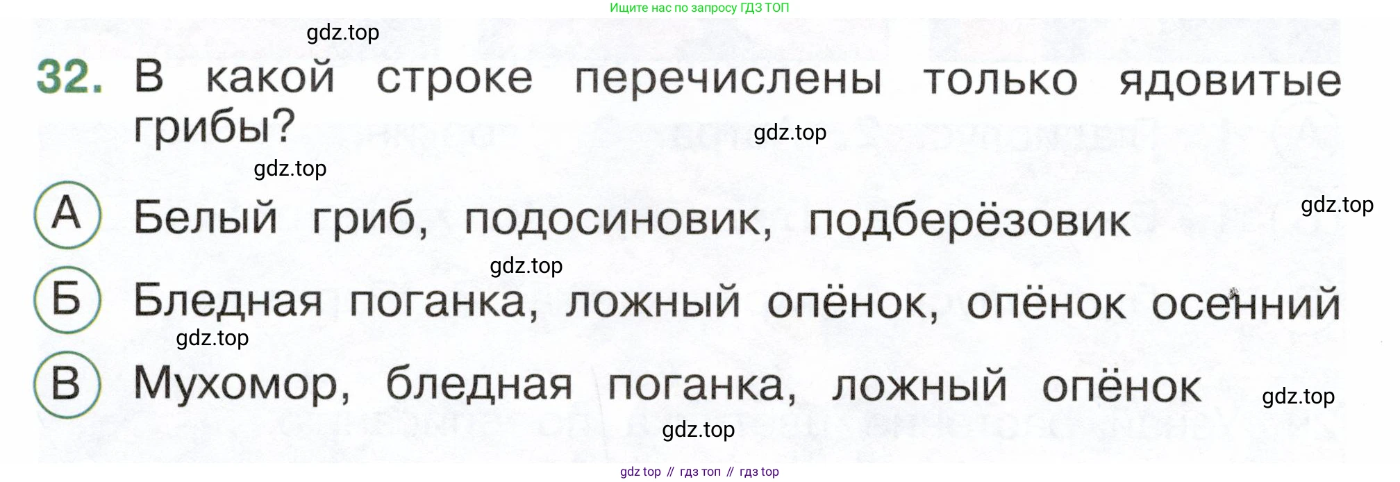 ГДЗ Окружающий мир, 2 класс Тесты, авторы: Плешаков Андрей Анатольевич, Новицкая Марина Юрьевна, Назарова З Д, издательство Просвещение, Москва, 2019, белого цвета, страница 26, номер 32, Условие