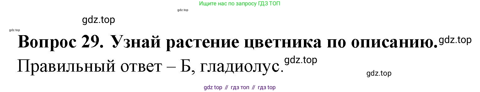 ГДЗ Окружающий мир, 2 класс Тесты, авторы: Плешаков Андрей Анатольевич, Новицкая Марина Юрьевна, Назарова З Д, издательство Просвещение, Москва, 2019, белого цвета, страница 25, номер 29, Решение