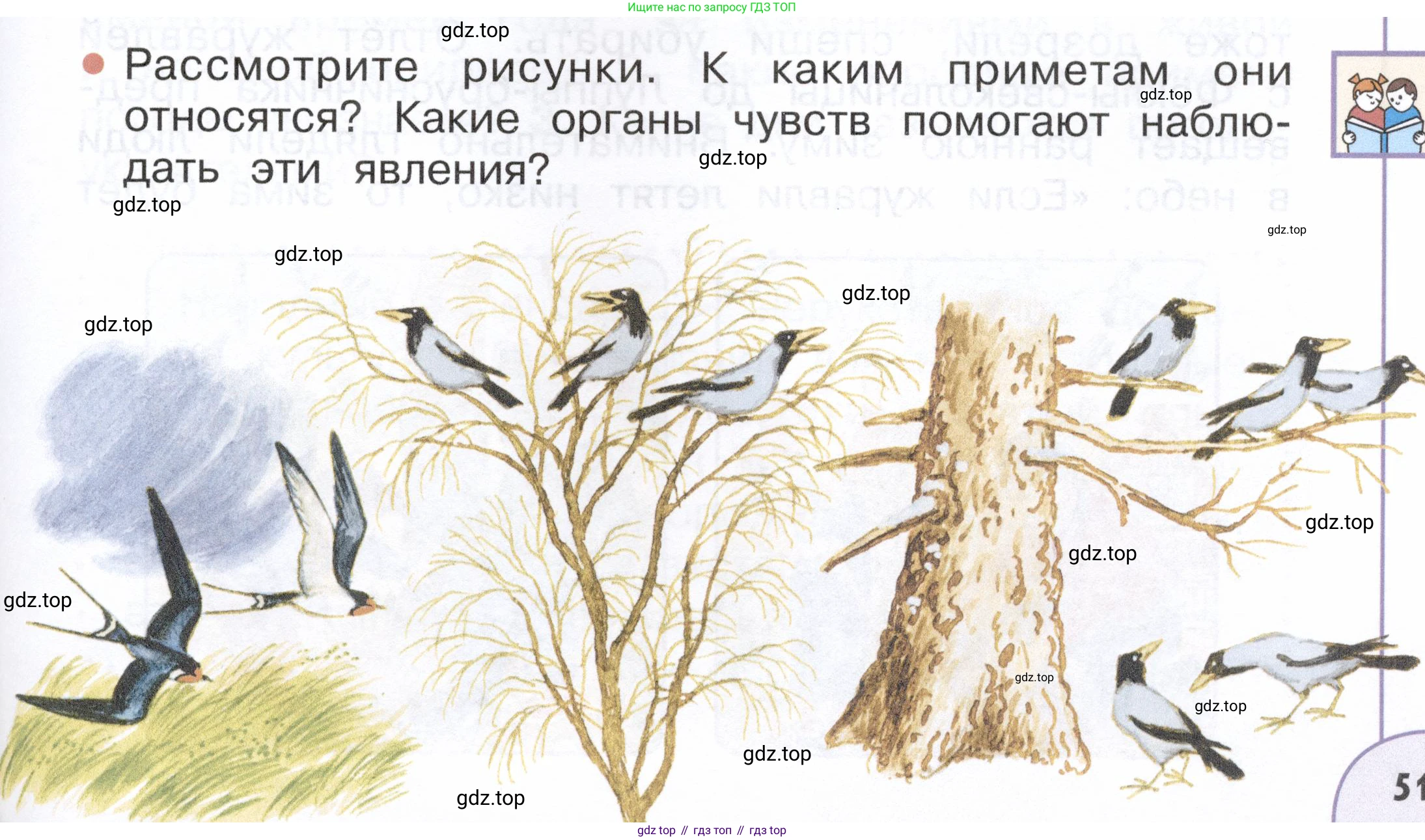 ГДЗ Окружающий мир, 2 класс Учебник, авторы: Плешаков Андрей Анатольевич, Новицкая Марина Юрьевна, издательство Просвещение, Москва, 2023, белого цвета, Часть 1, страница 51, номер 1, Условие