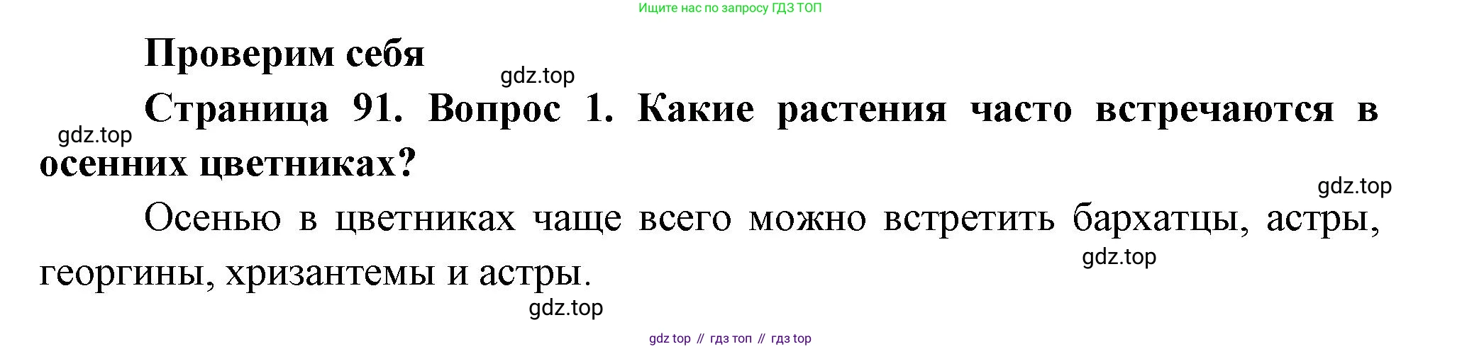 ГДЗ Окружающий мир, 2 класс Учебник, авторы: Плешаков Андрей Анатольевич, Новицкая Марина Юрьевна, издательство Просвещение, Москва, 2023, белого цвета, Часть 1, страница 91, номер 1, Решение