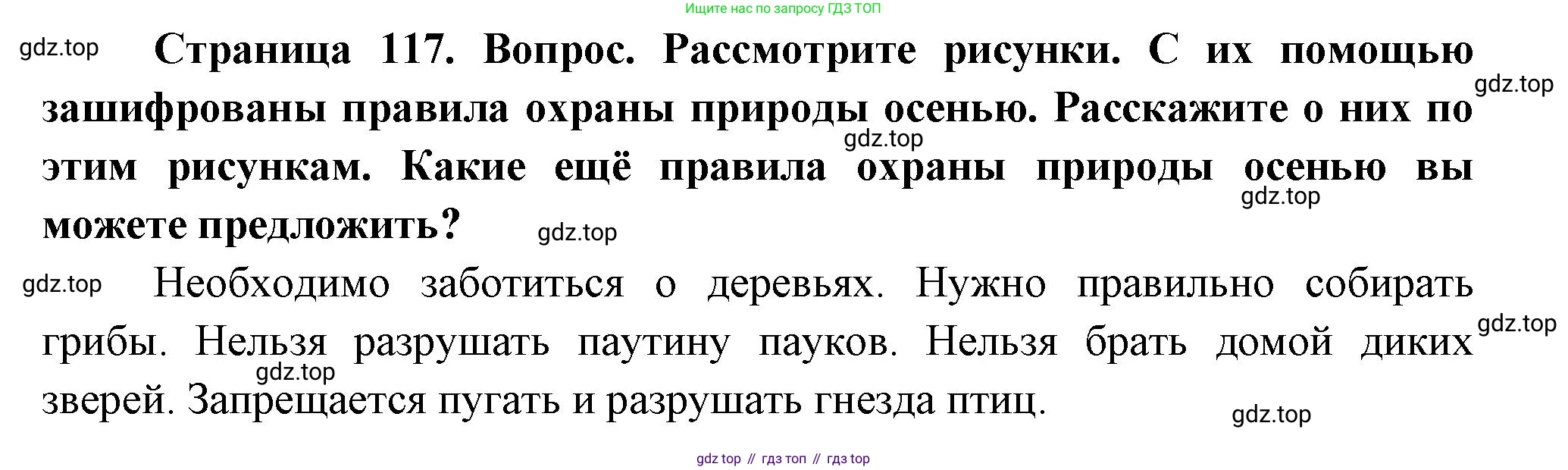 ГДЗ Окружающий мир, 2 класс Учебник, авторы: Плешаков Андрей Анатольевич, Новицкая Марина Юрьевна, издательство Просвещение, Москва, 2023, белого цвета, Часть 1, страница 117, Решение