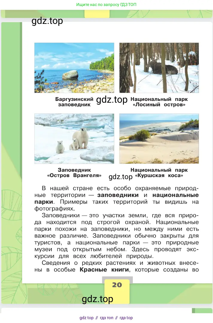 Окружающий мир, 2 класс Учебник, автор: Плешаков Андрей Анатольевич, издательство Просвещение, Москва, 2023, белого цвета, Часть 2, страница 20