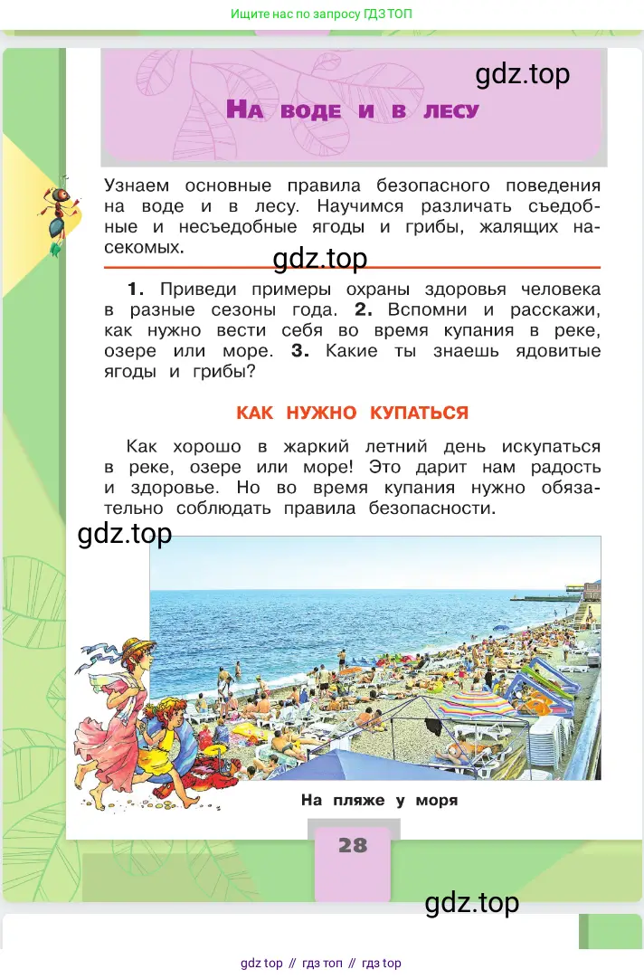 Окружающий мир, 2 класс Учебник, автор: Плешаков Андрей Анатольевич, издательство Просвещение, Москва, 2023, белого цвета, Часть 2, страница 28