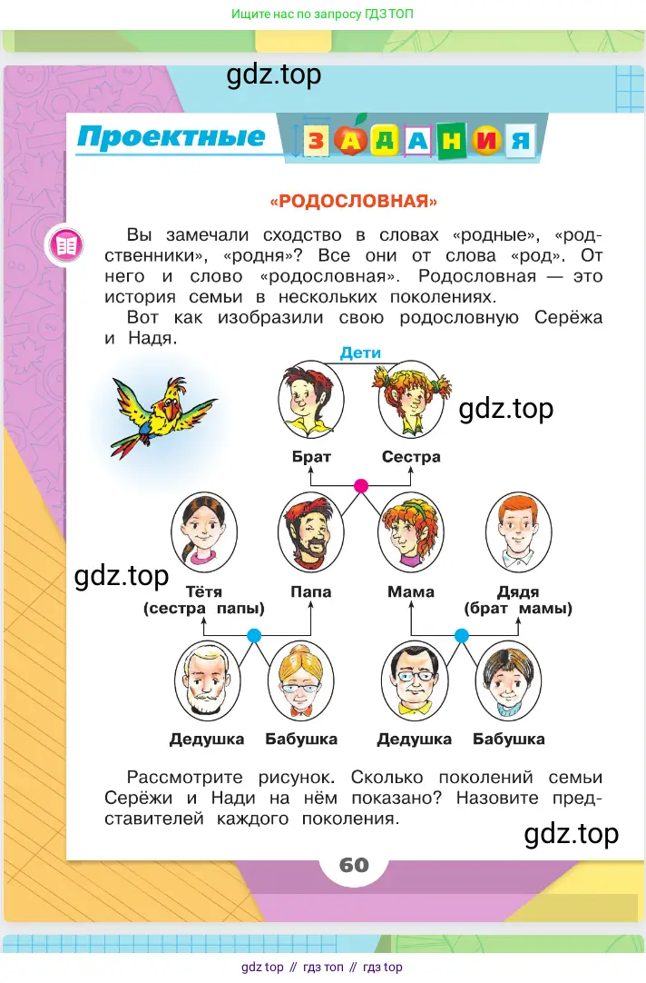 Окружающий мир, 2 класс Учебник, автор: Плешаков Андрей Анатольевич, издательство Просвещение, Москва, 2023, белого цвета, Часть 1, страница 60