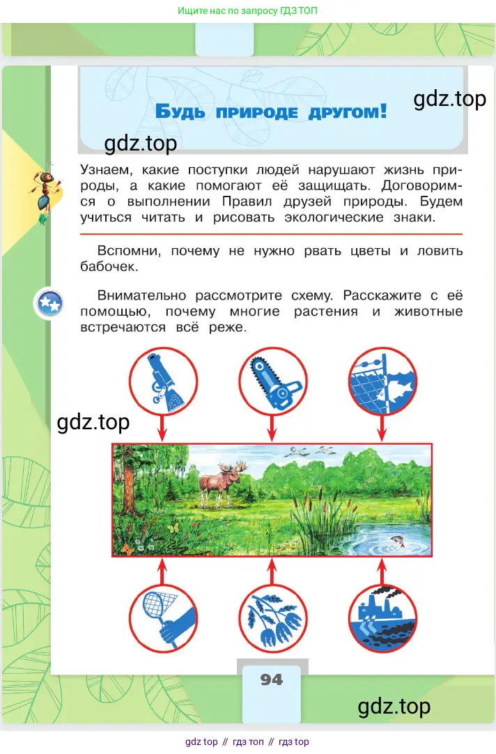 Окружающий мир, 2 класс Учебник, автор: Плешаков Андрей Анатольевич, издательство Просвещение, Москва, 2023, белого цвета, Часть 1, страница 94