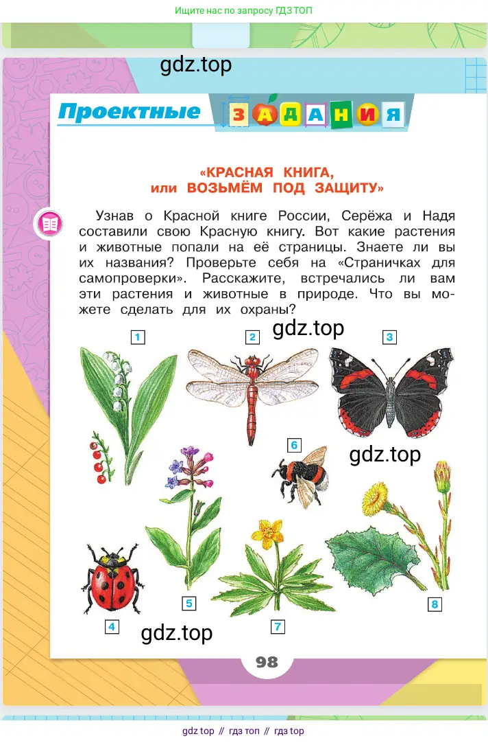 Окружающий мир, 2 класс Учебник, автор: Плешаков Андрей Анатольевич, издательство Просвещение, Москва, 2023, белого цвета, Часть 1, страница 98