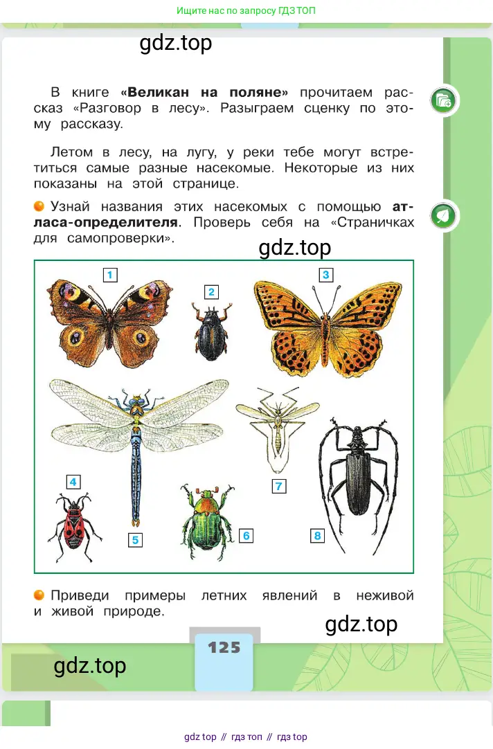 Окружающий мир, 2 класс Учебник, автор: Плешаков Андрей Анатольевич, издательство Просвещение, Москва, 2023, белого цвета, страница 125