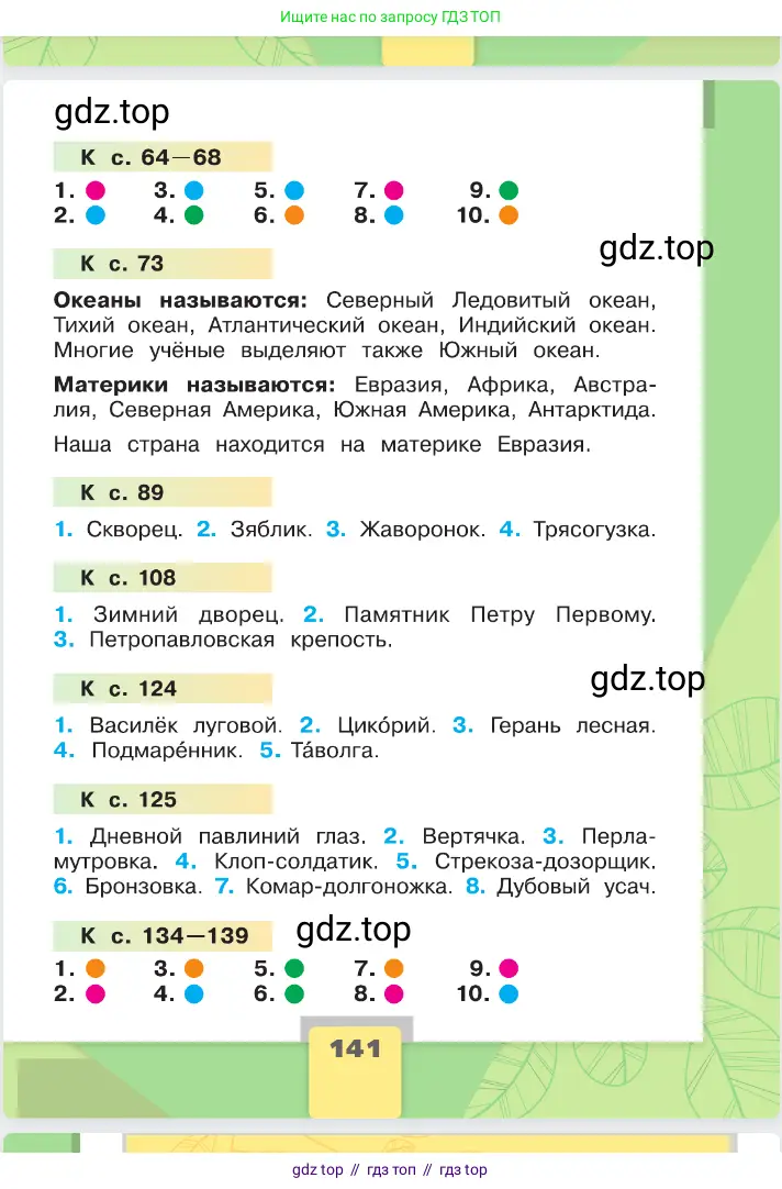 Окружающий мир, 2 класс Учебник, автор: Плешаков Андрей Анатольевич, издательство Просвещение, Москва, 2023, белого цвета, страница 141