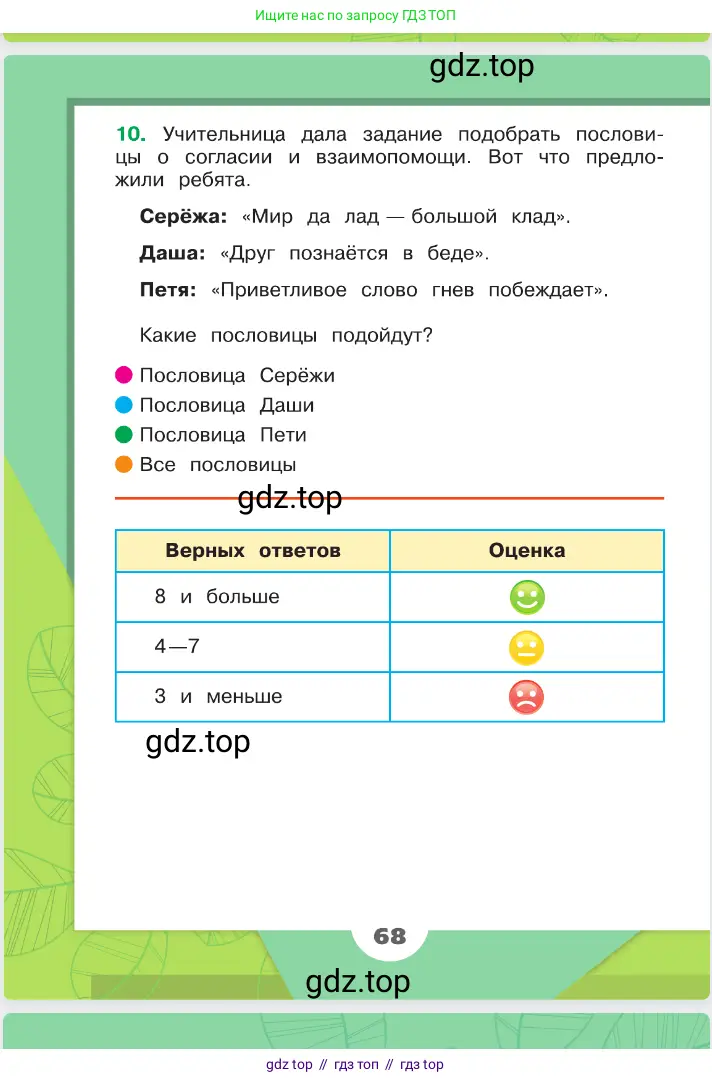 Окружающий мир, 2 класс Учебник, автор: Плешаков Андрей Анатольевич, издательство Просвещение, Москва, 2023, белого цвета, страница 68