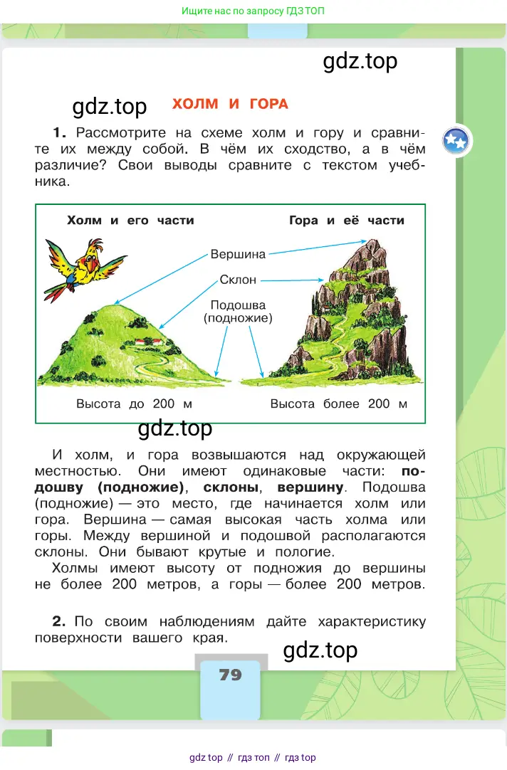 Окружающий мир, 2 класс Учебник, автор: Плешаков Андрей Анатольевич, издательство Просвещение, Москва, 2023, белого цвета, страница 79