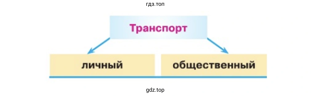 Транспорт личный общественный