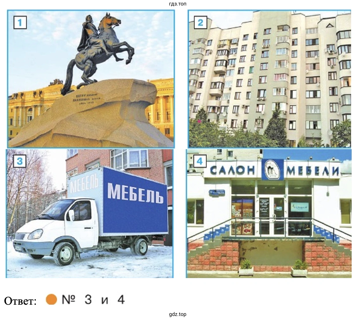 Какие из них подойдут для стенда «Торговля и транспорт в нашем городе»?