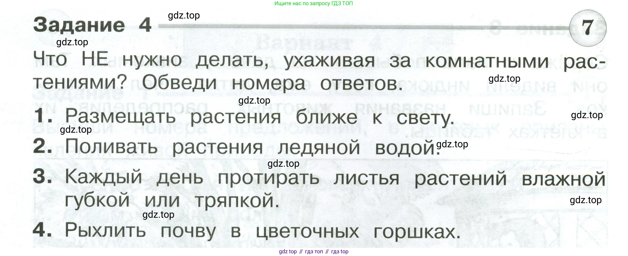 Окружающий мир, 2 класс Проверочные работы, авторы: Плешаков Андрей Анатольевич, Плешаков С А, издательство Просвещение, Москва, 2023, белого цвета, страница 34, номер 4, Условие