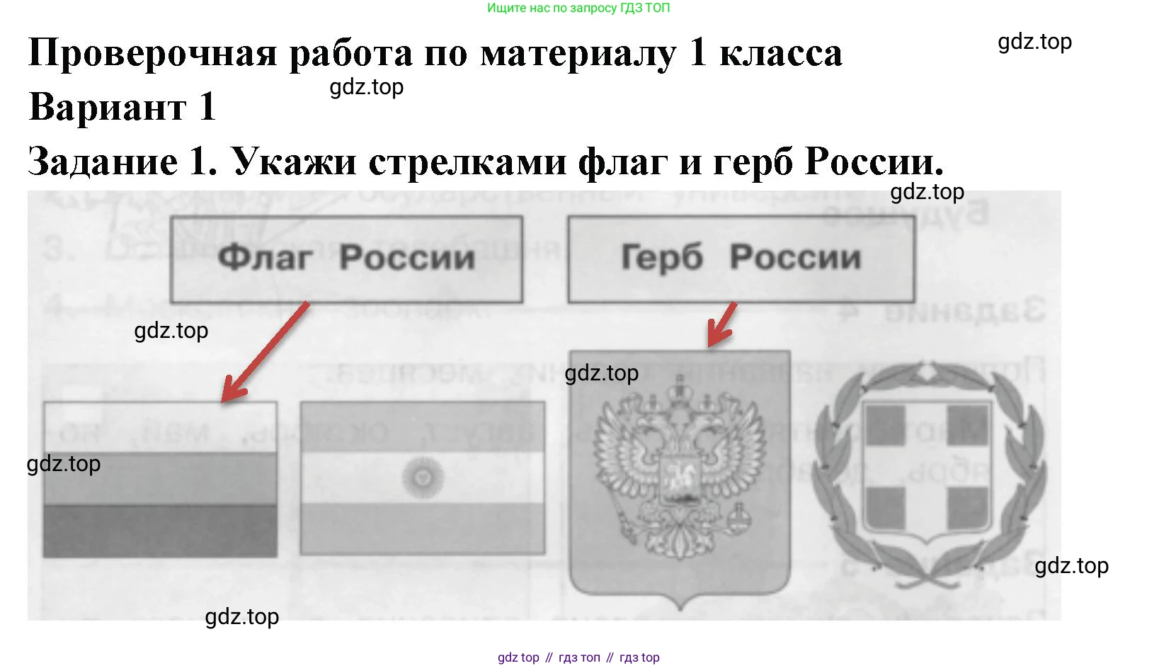 Окружающий мир, 2 класс Проверочные работы, авторы: Плешаков Андрей Анатольевич, Плешаков С А, издательство Просвещение, Москва, 2023, белого цвета, страница 3, номер 1, Решение