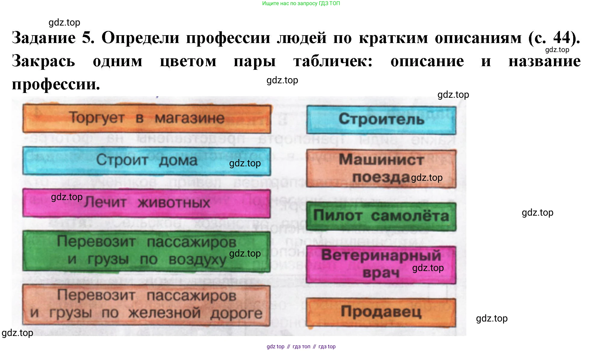 Окружающий мир, 2 класс Проверочные работы, авторы: Плешаков Андрей Анатольевич, Плешаков С А, издательство Просвещение, Москва, 2023, белого цвета, страница 43, номер 5, Решение