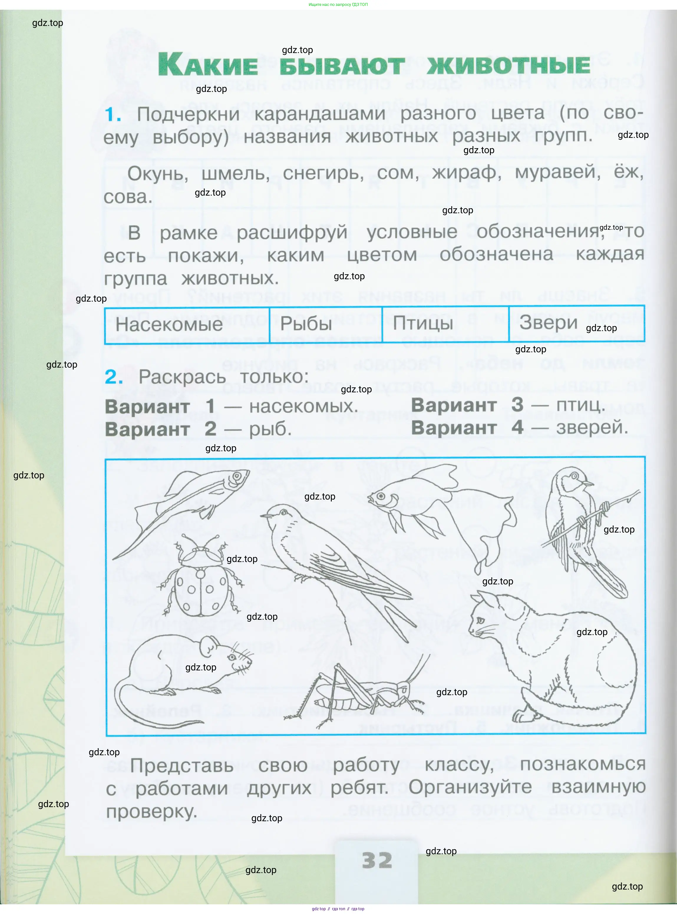 Окружающий мир, 2 класс рабочая тетрадь, автор: Плешаков Андрей Анатольевич, издательство Просвещение, Москва, 2023, белого цвета, Часть 1, страница 32
