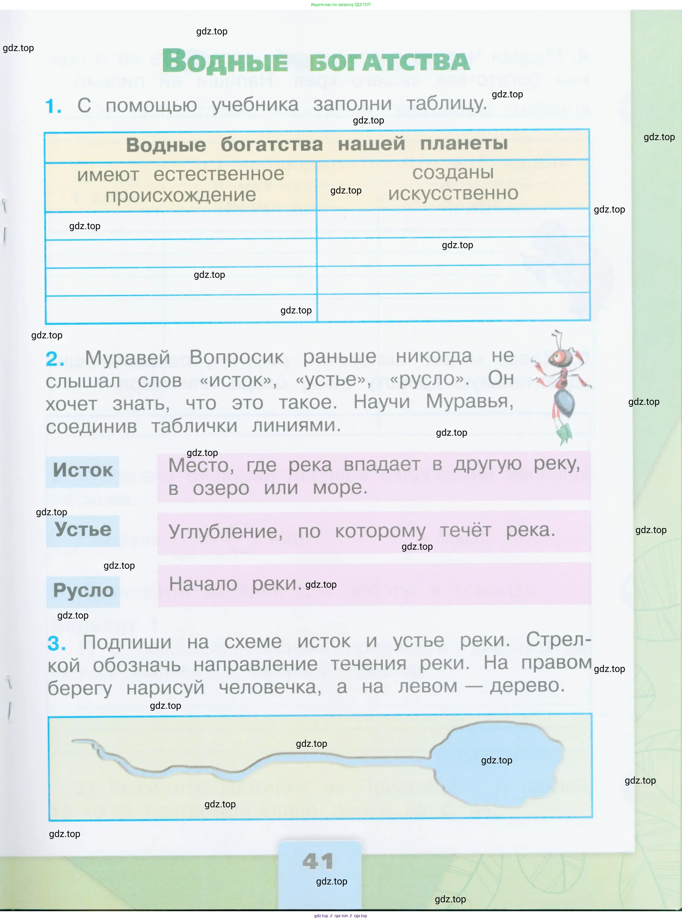 Окружающий мир, 2 класс рабочая тетрадь, автор: Плешаков Андрей Анатольевич, издательство Просвещение, Москва, 2023, белого цвета, Часть 1, страница 41