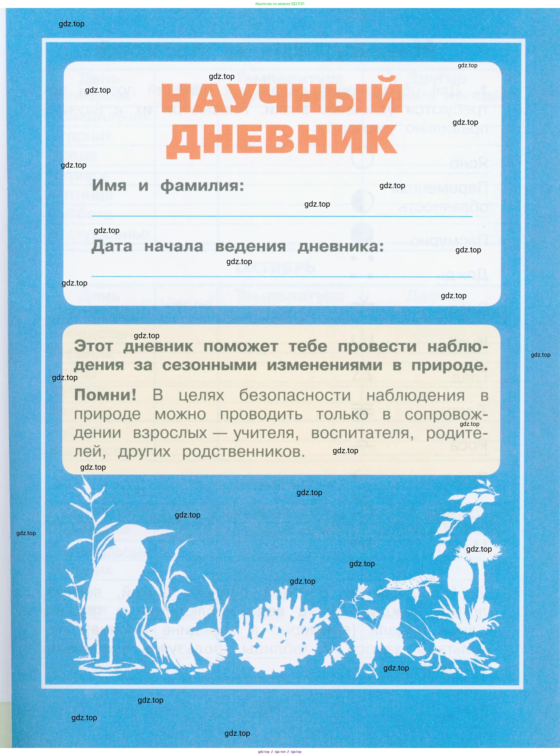 Окружающий мир, 2 класс рабочая тетрадь, автор: Плешаков Андрей Анатольевич, издательство Просвещение, Москва, 2023, белого цвета, страница 1