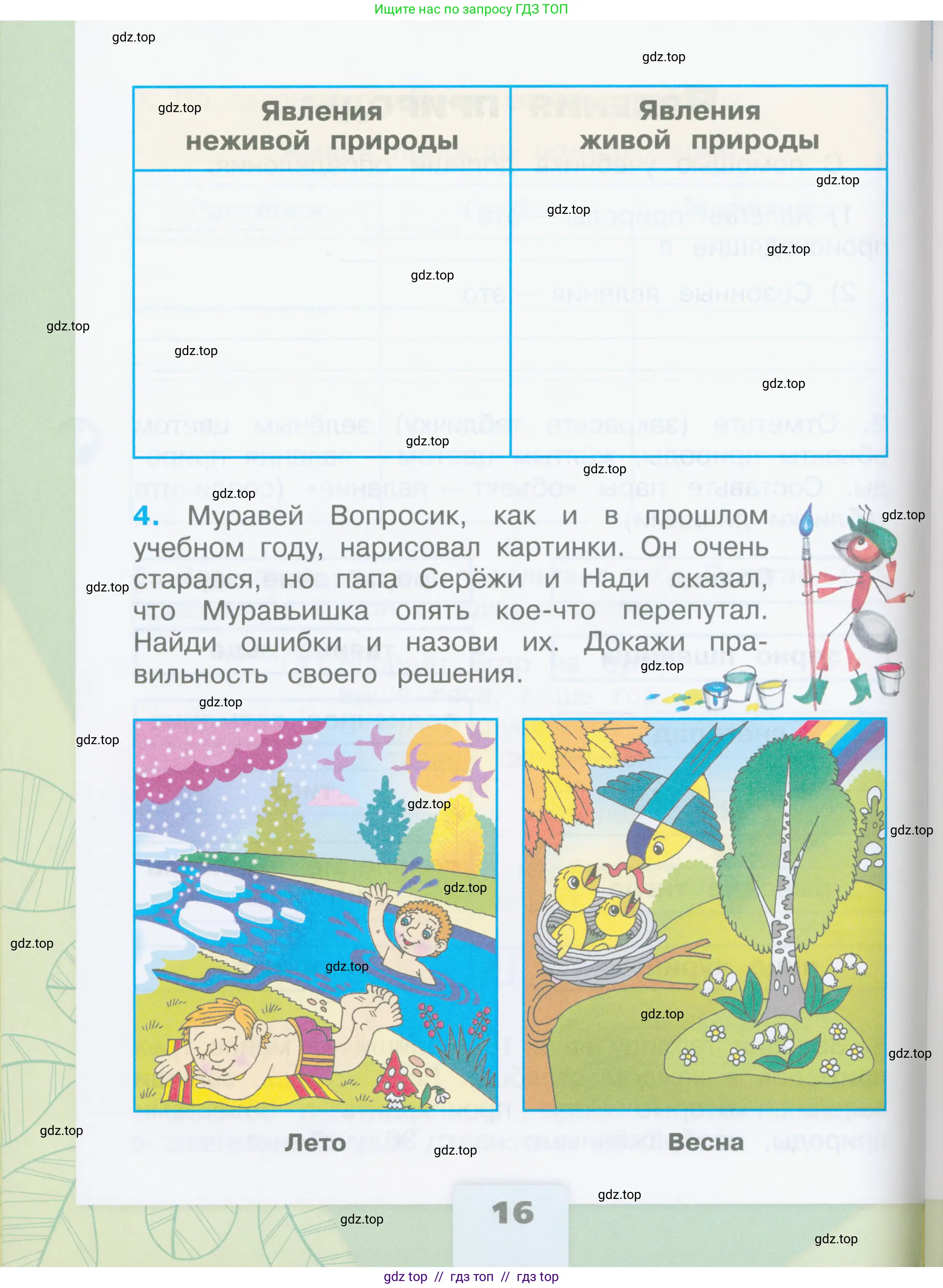 Окружающий мир, 2 класс рабочая тетрадь, автор: Плешаков Андрей Анатольевич, издательство Просвещение, Москва, 2023, белого цвета, страница 16