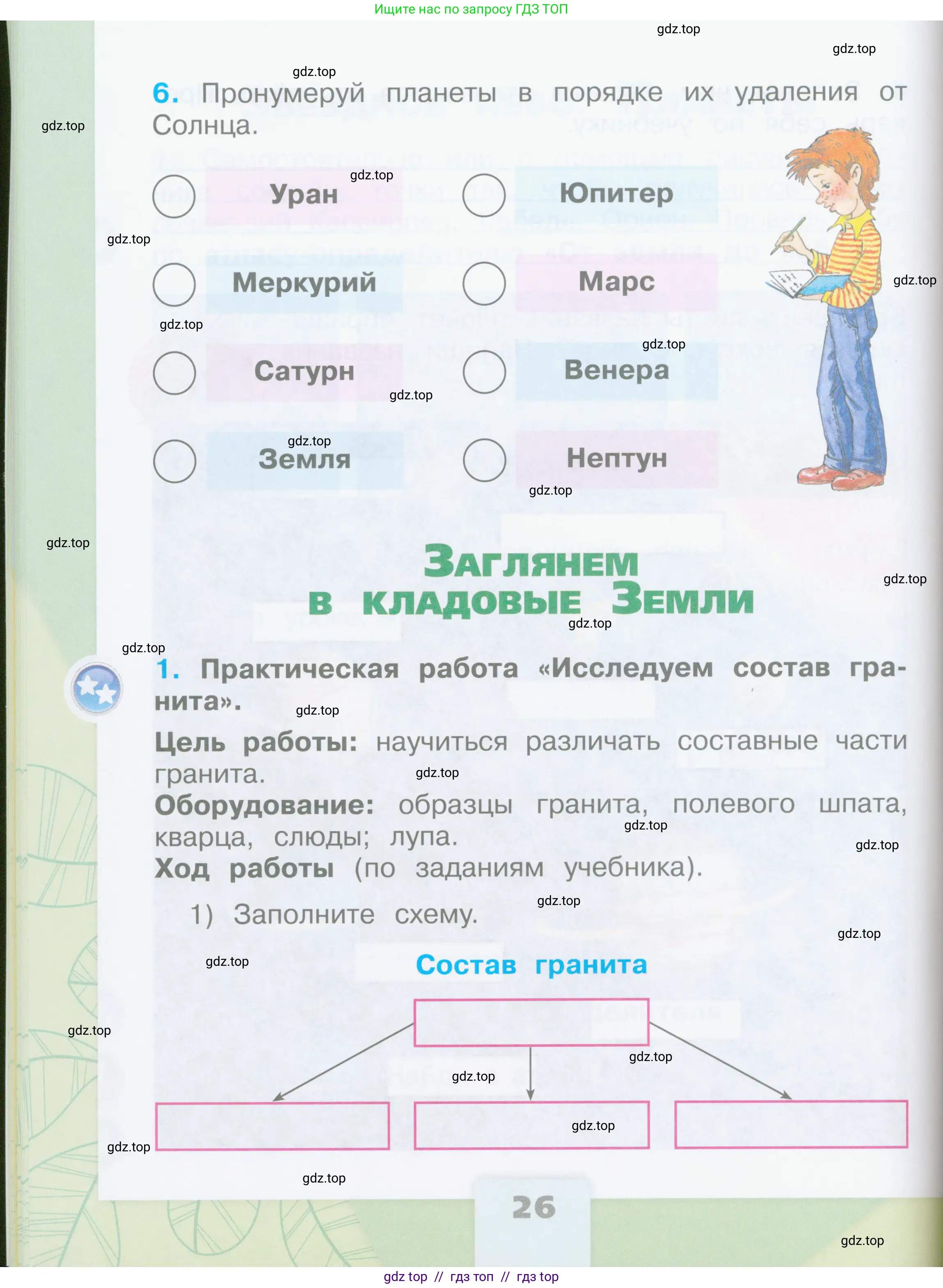 Окружающий мир, 2 класс рабочая тетрадь, автор: Плешаков Андрей Анатольевич, издательство Просвещение, Москва, 2023, белого цвета, Часть 1, страница 26