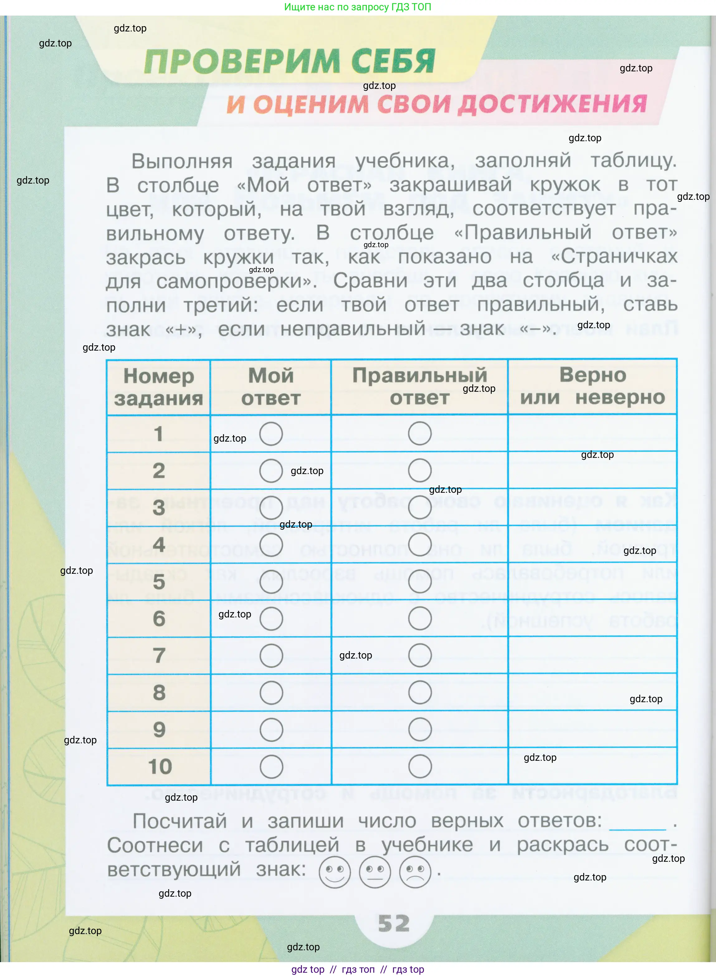 Окружающий мир, 2 класс рабочая тетрадь, автор: Плешаков Андрей Анатольевич, издательство Просвещение, Москва, 2023, белого цвета, Часть 1, страница 52
