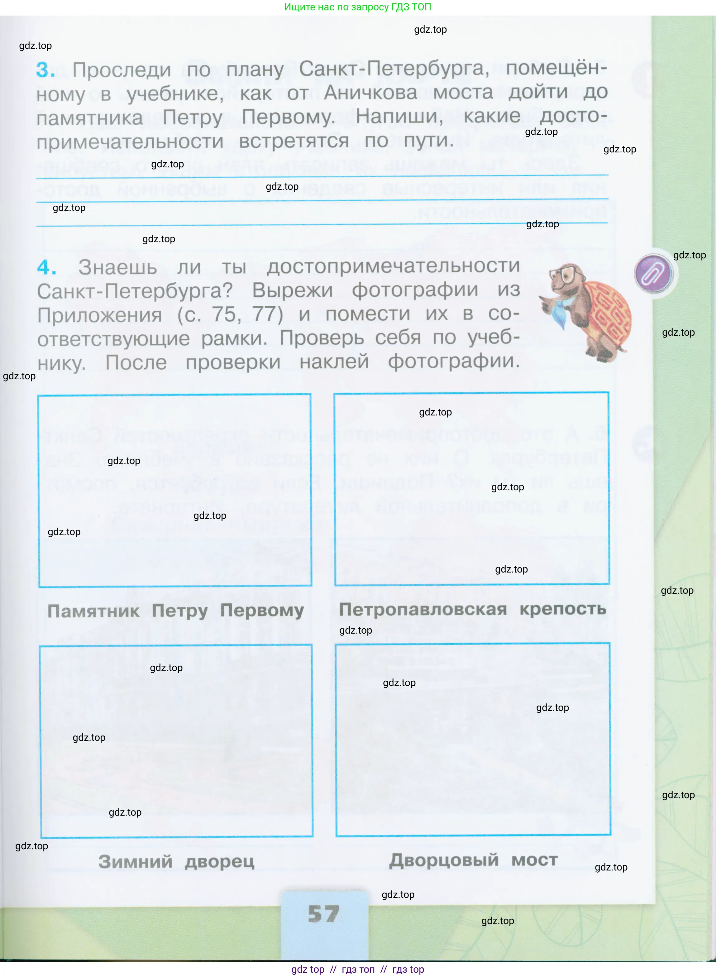 Окружающий мир, 2 класс рабочая тетрадь, автор: Плешаков Андрей Анатольевич, издательство Просвещение, Москва, 2023, белого цвета, страница 57