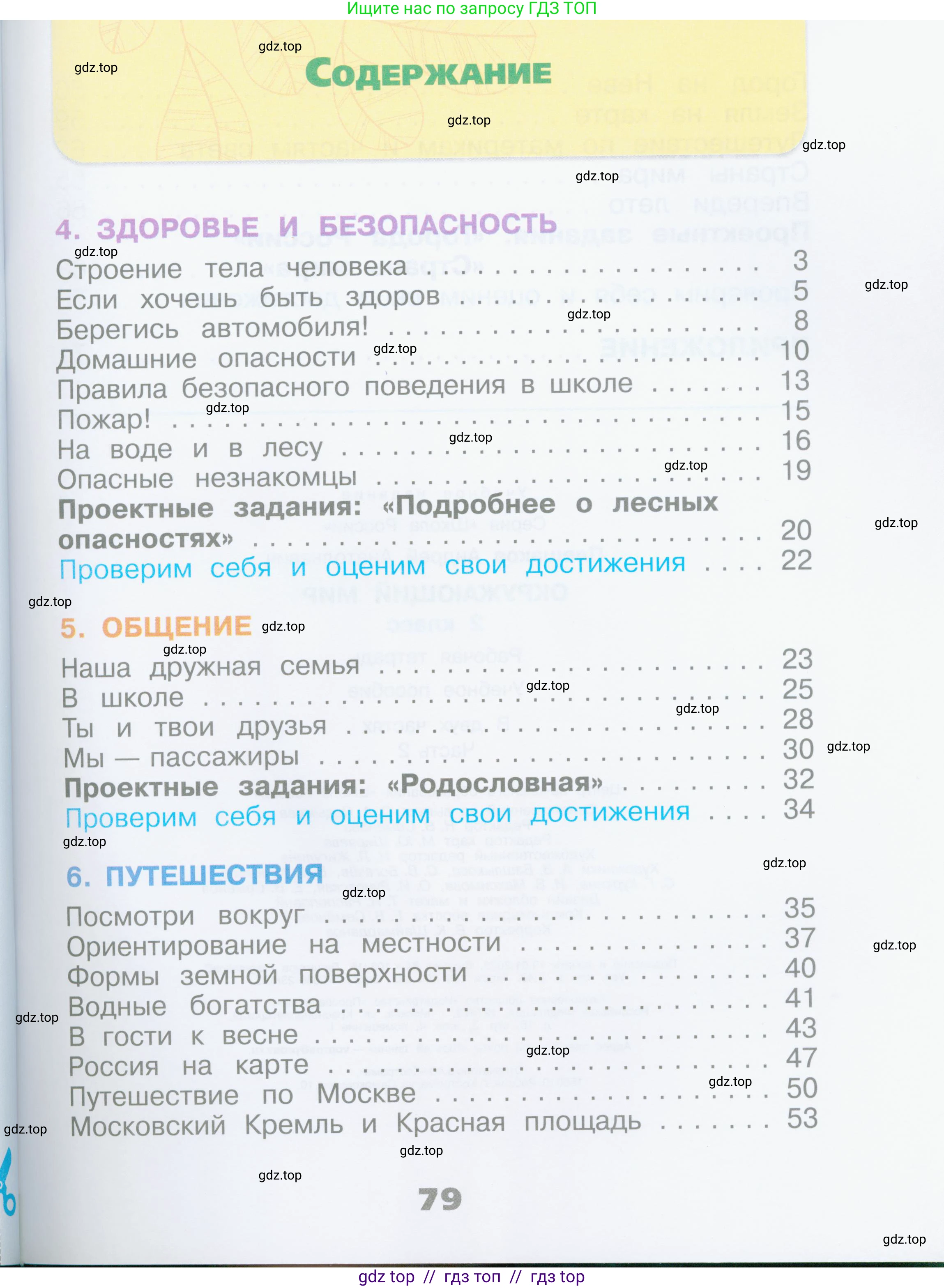 Окружающий мир, 2 класс рабочая тетрадь, автор: Плешаков Андрей Анатольевич, издательство Просвещение, Москва, 2023, белого цвета, страница 79