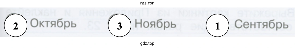 2Октября 3 Ноябрь 1 Сентябрь