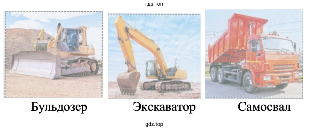 Бульдозер Экскаватор Самосвал