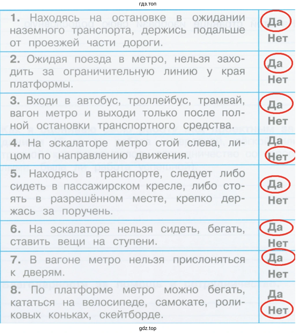 правила безопасного поведения пассажира общественного транспорта
