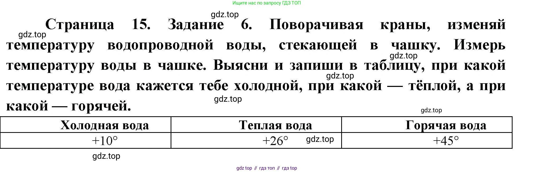 ГДЗ Окружающий мир, 2 класс рабочая тетрадь, авторы: Вахрушев Александр Александрович, Ловягин С Н, Зорин Н В, Кремлева И И, издательство Просвещение, Москва, салатового цвета, Часть 1, страница 15, номер 6, Решение