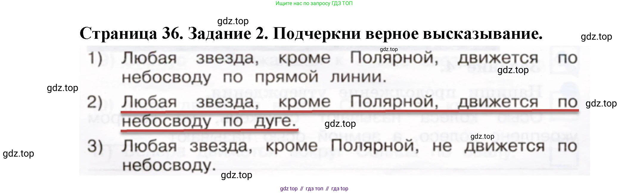 ГДЗ Окружающий мир, 2 класс рабочая тетрадь, авторы: Вахрушев Александр Александрович, Ловягин С Н, Зорин Н В, Кремлева И И, издательство Просвещение, Москва, салатового цвета, Часть 1, страница 36, номер 2, Решение