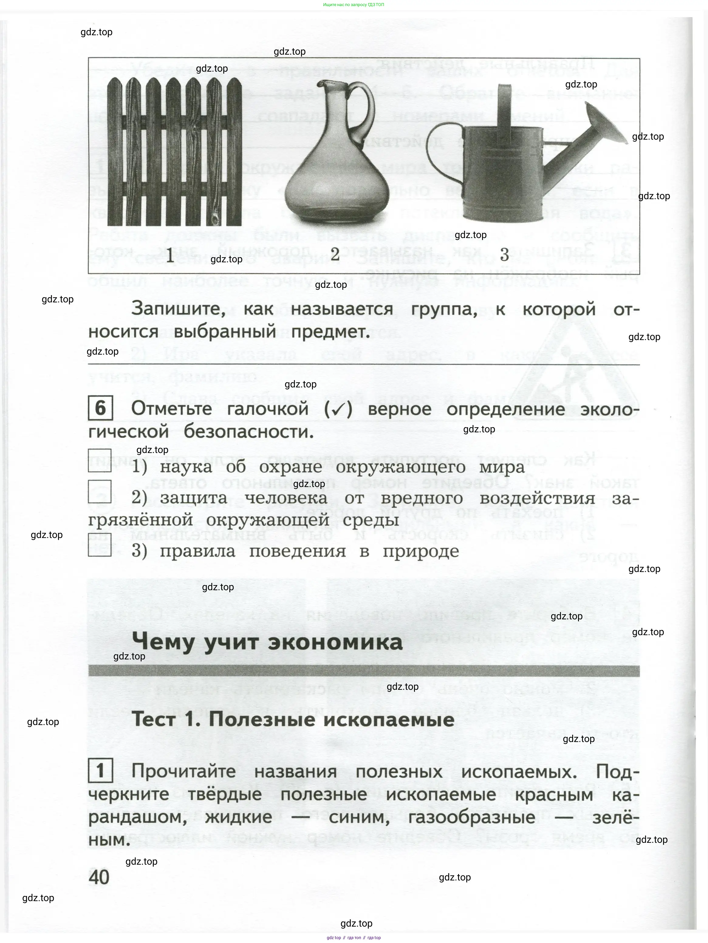 Окружающий мир, 3 класс Предварительный контроль, текущий контроль, итоговый контроль, авторы: Глаголева Юлия Игоревна, Архипова Ю И, издательство Просвещение, Москва, 2023, белого цвета, страница 40