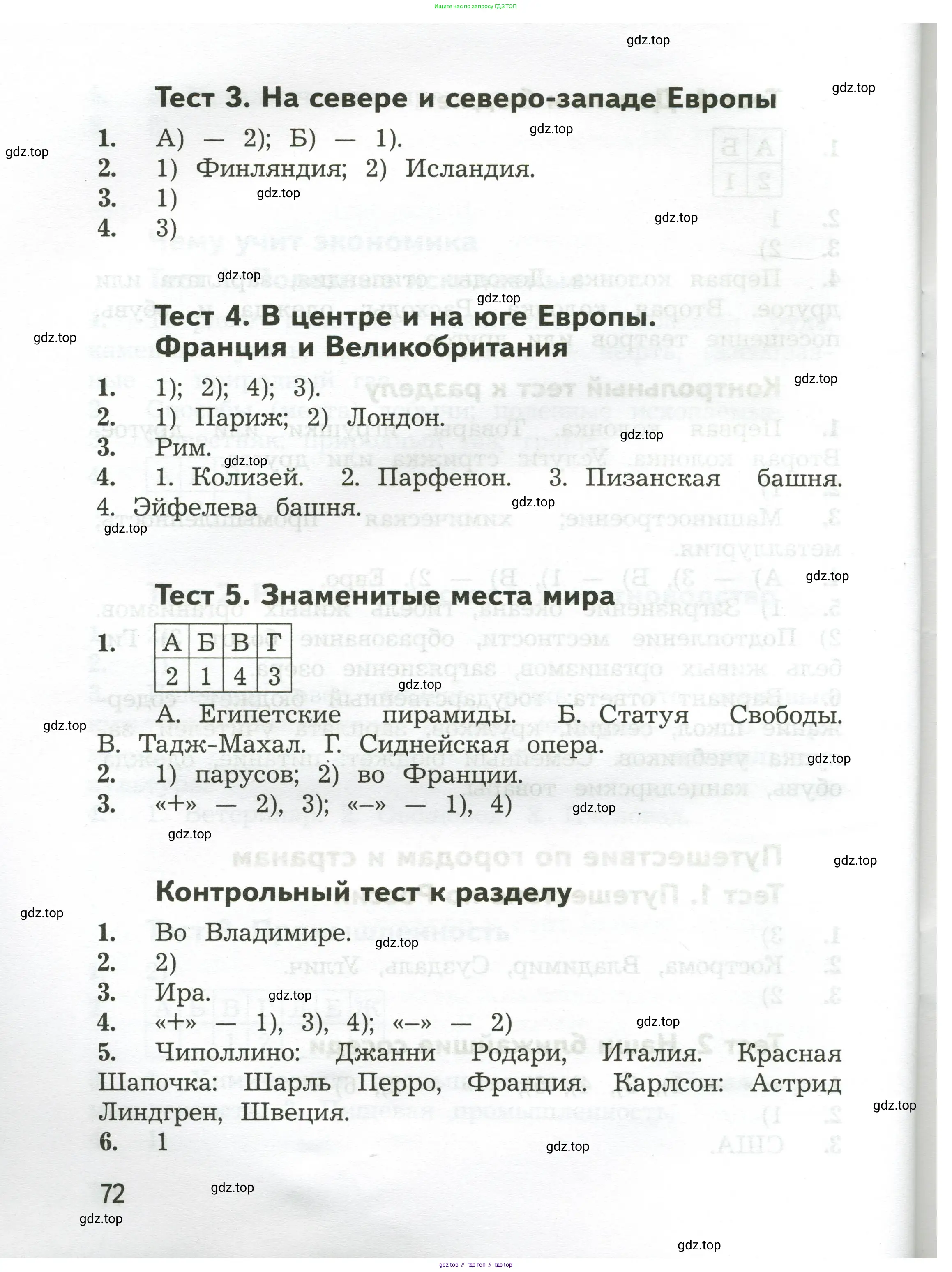 Окружающий мир, 3 класс Предварительный контроль, текущий контроль, итоговый контроль, авторы: Глаголева Юлия Игоревна, Архипова Ю И, издательство Просвещение, Москва, 2023, белого цвета, страница 72
